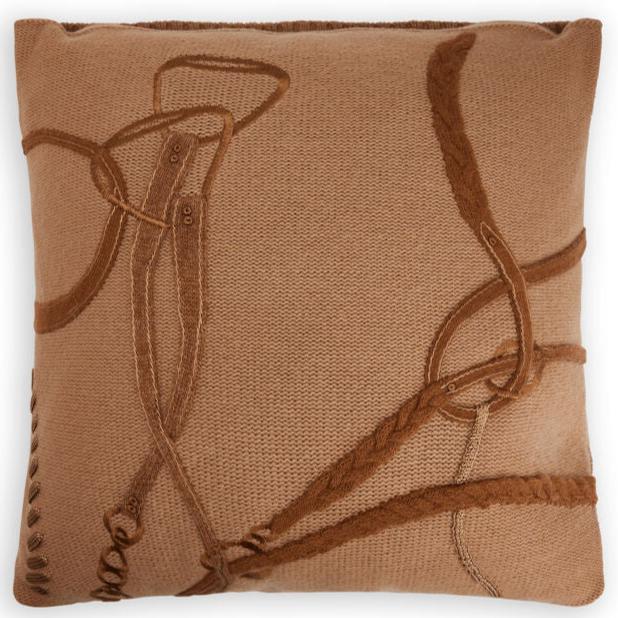 Cuscino Equestrian Tricot Camel