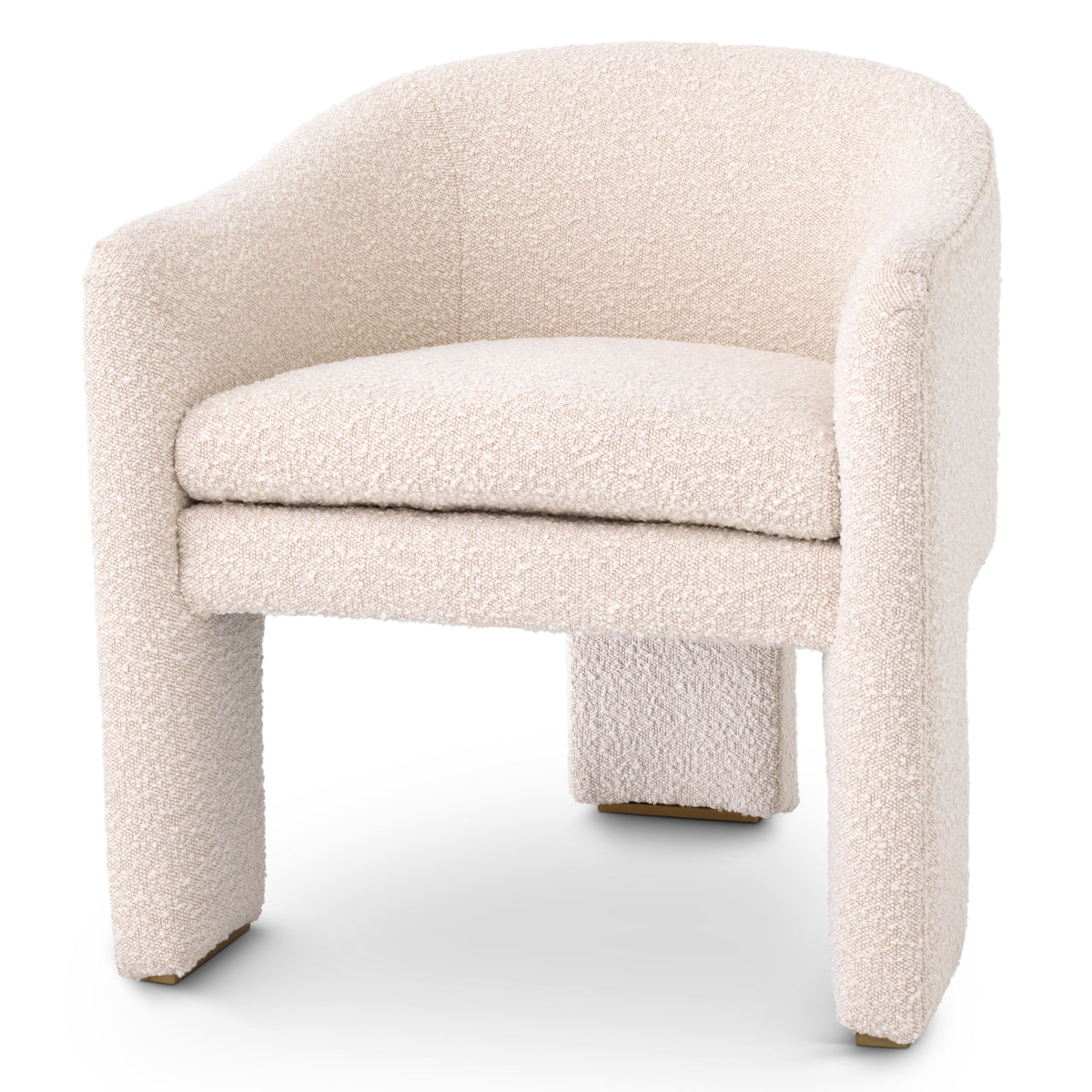 奶油色羊羔绒 Pebbles Armchair