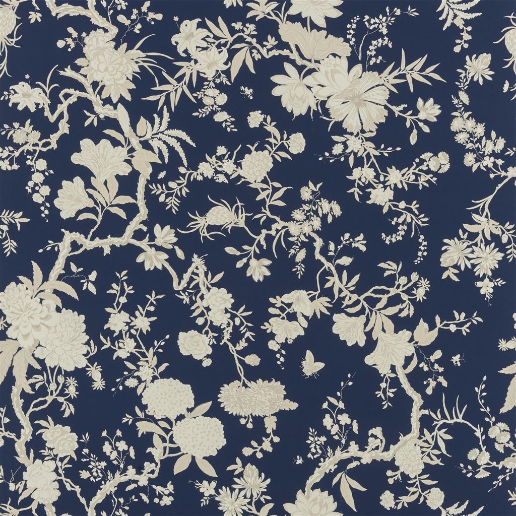 Tea House Floral - Blue