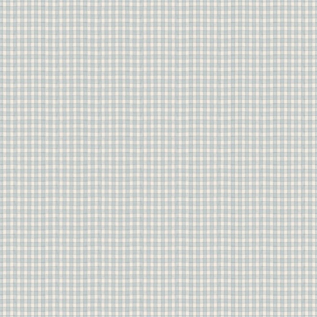 Fine Linen Check - Chambray