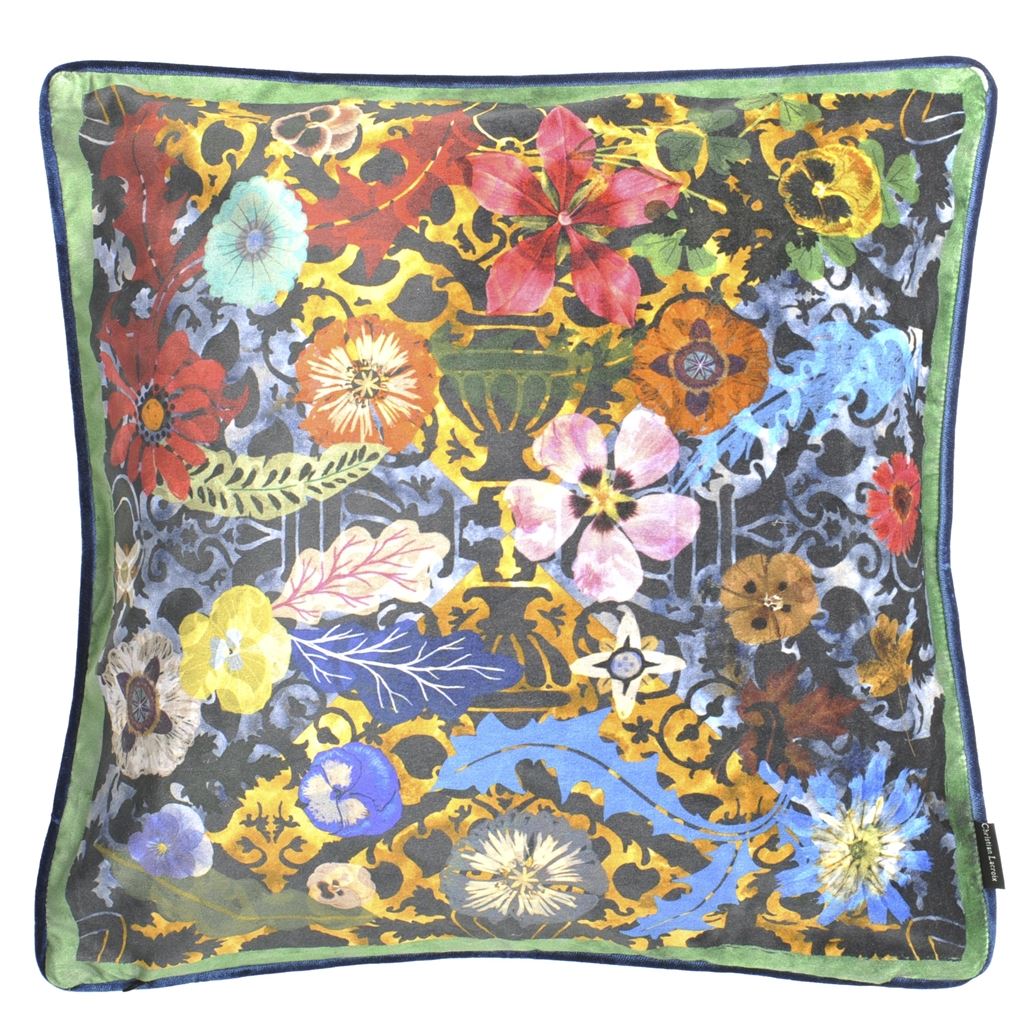 Coussin Herbier Florentin Mosaique