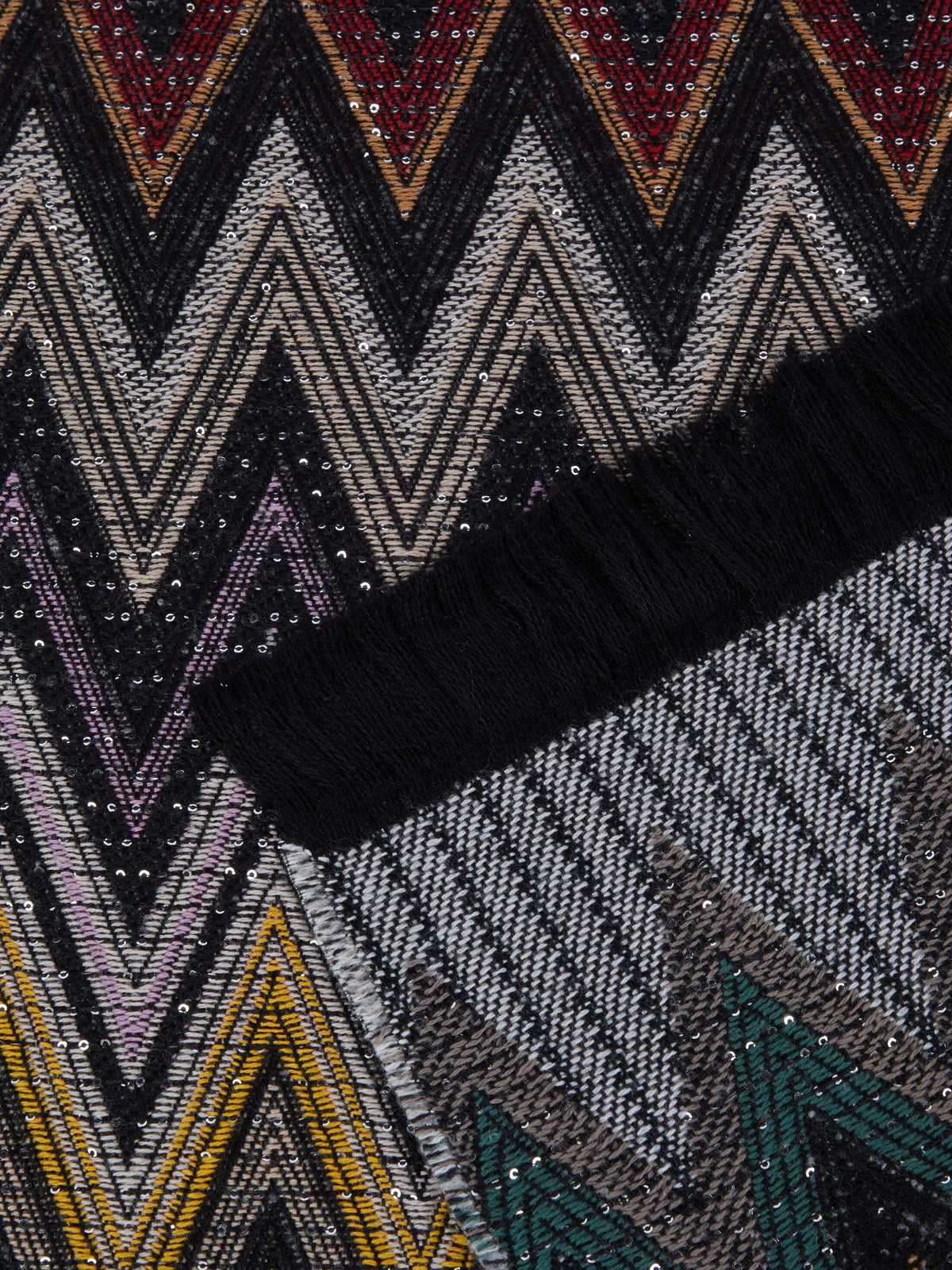 Plaid Chen Nero Multicolore