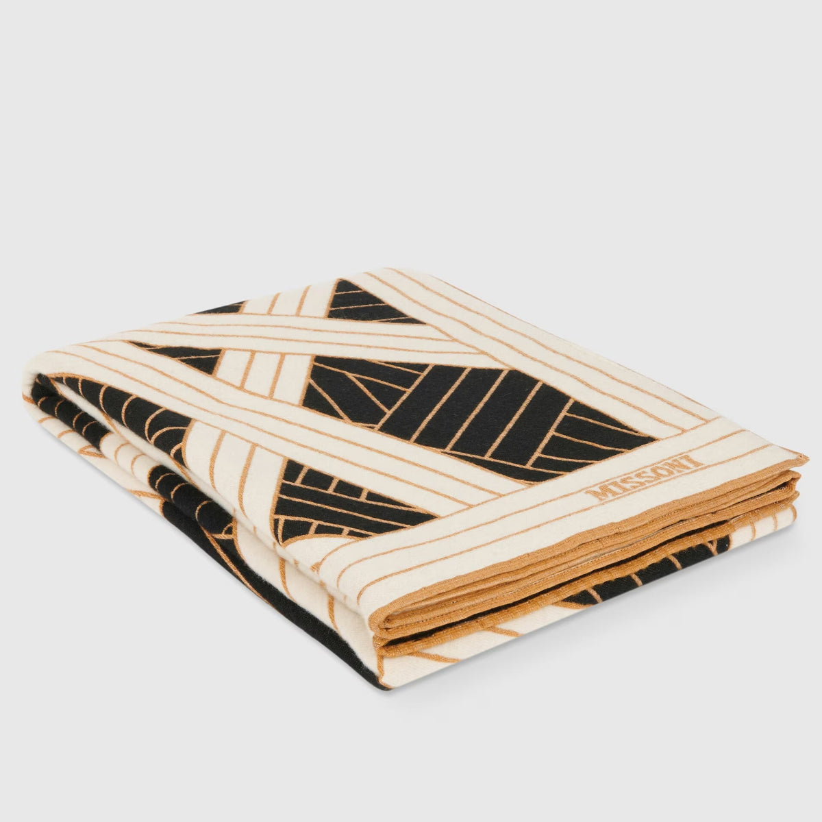 Plaid Nastri Nero/Bianco