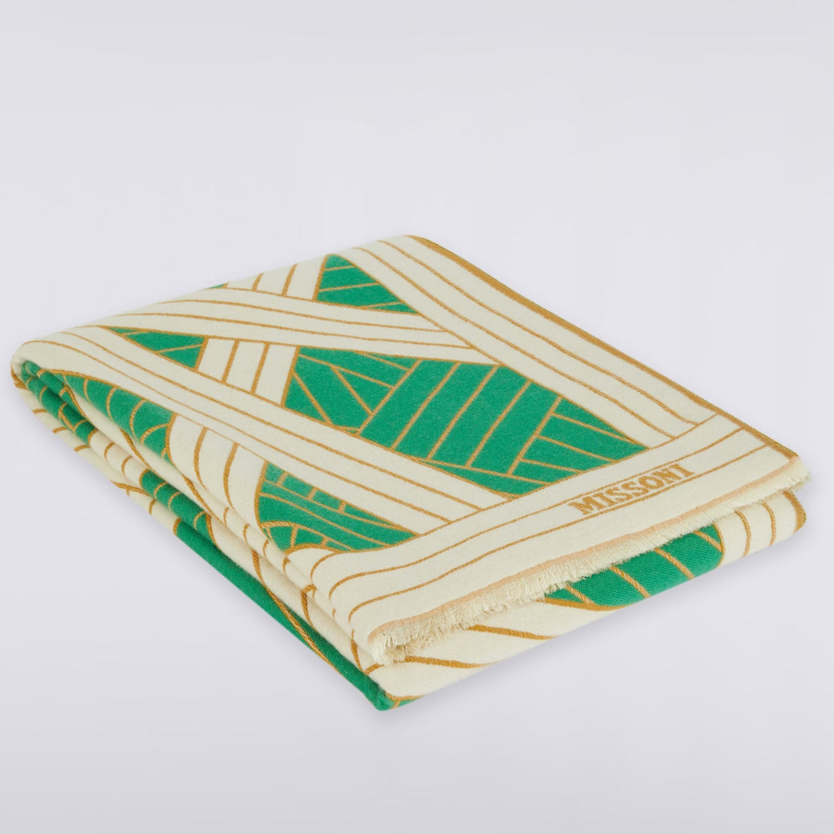 Plaid Nastri Verde/Bianco