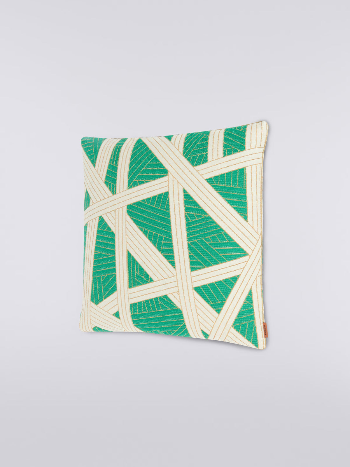 Coussin Nastri Vert Blanc 40x40