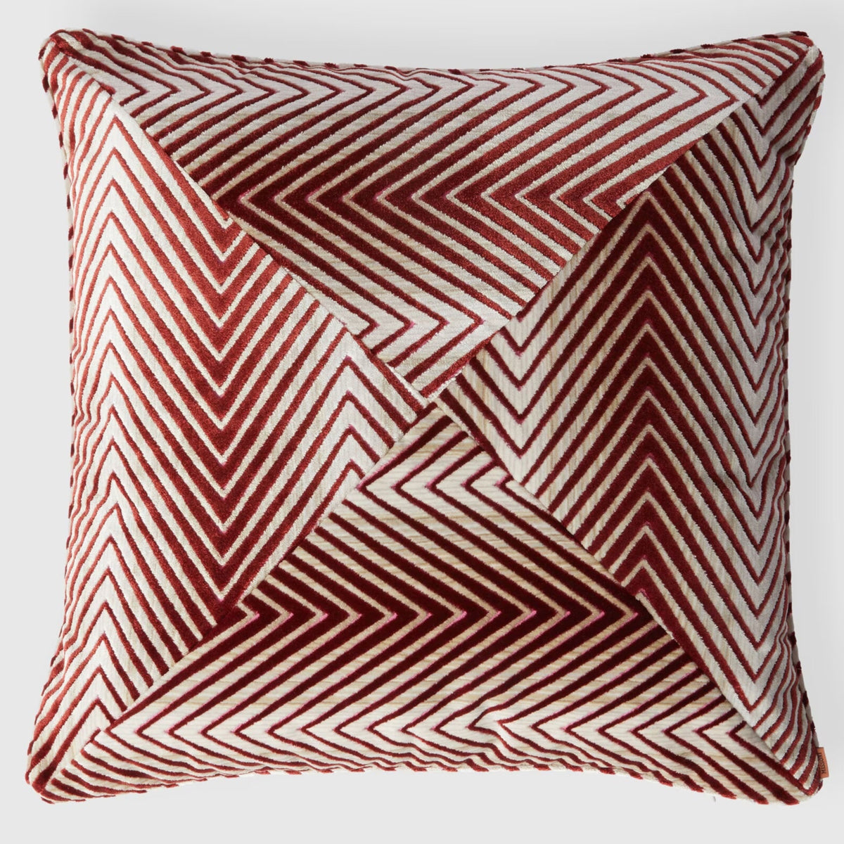 Kissen Ziggy Rot Mehrfarbig 60x60