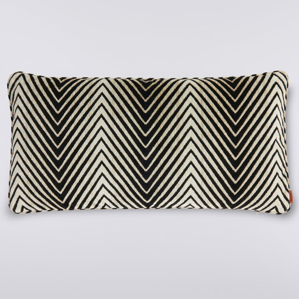 Cojín Ziggy Negro Blanco 30x60