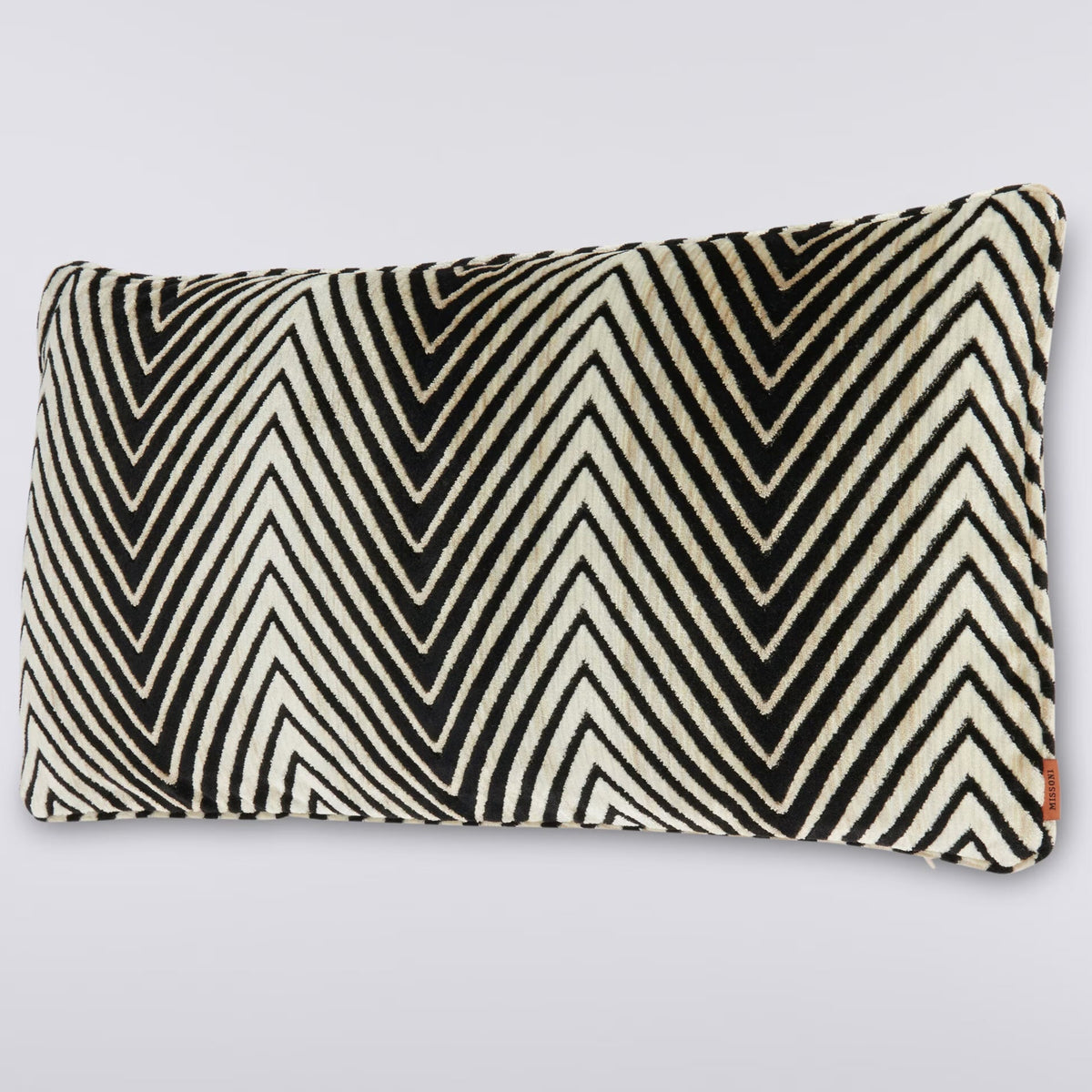 Cojín Ziggy Negro Blanco 30x60