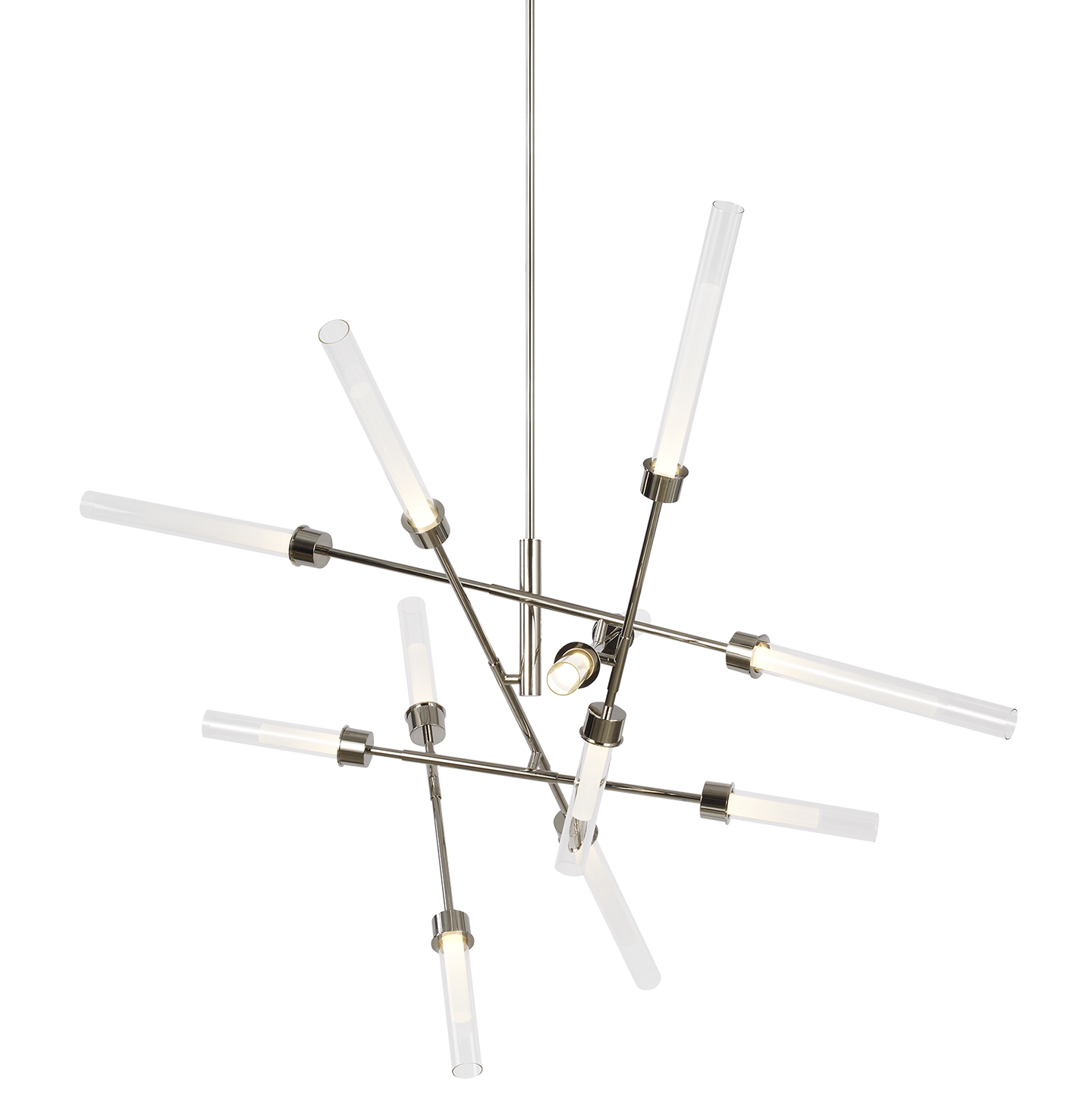 Linger 12-Light Nickel Chandelier