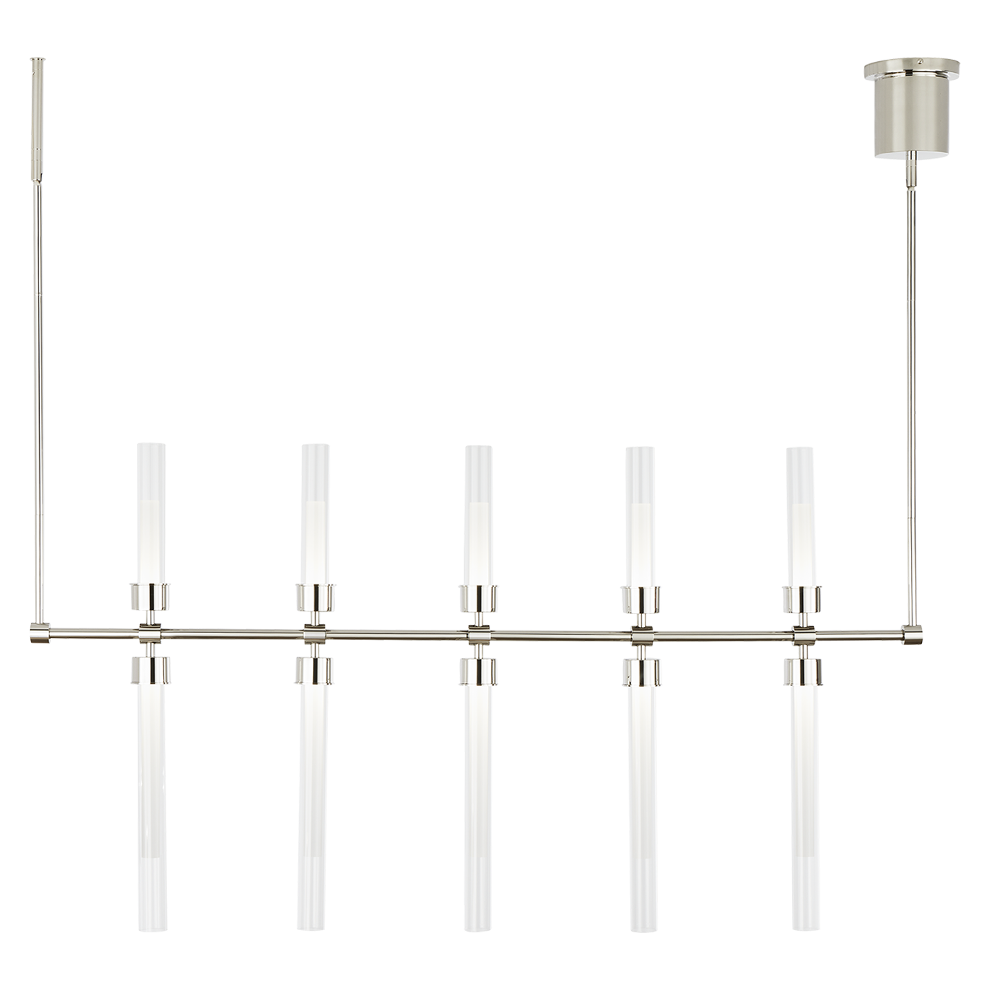 Linger 48 Linear Nickel Pendant Lamp