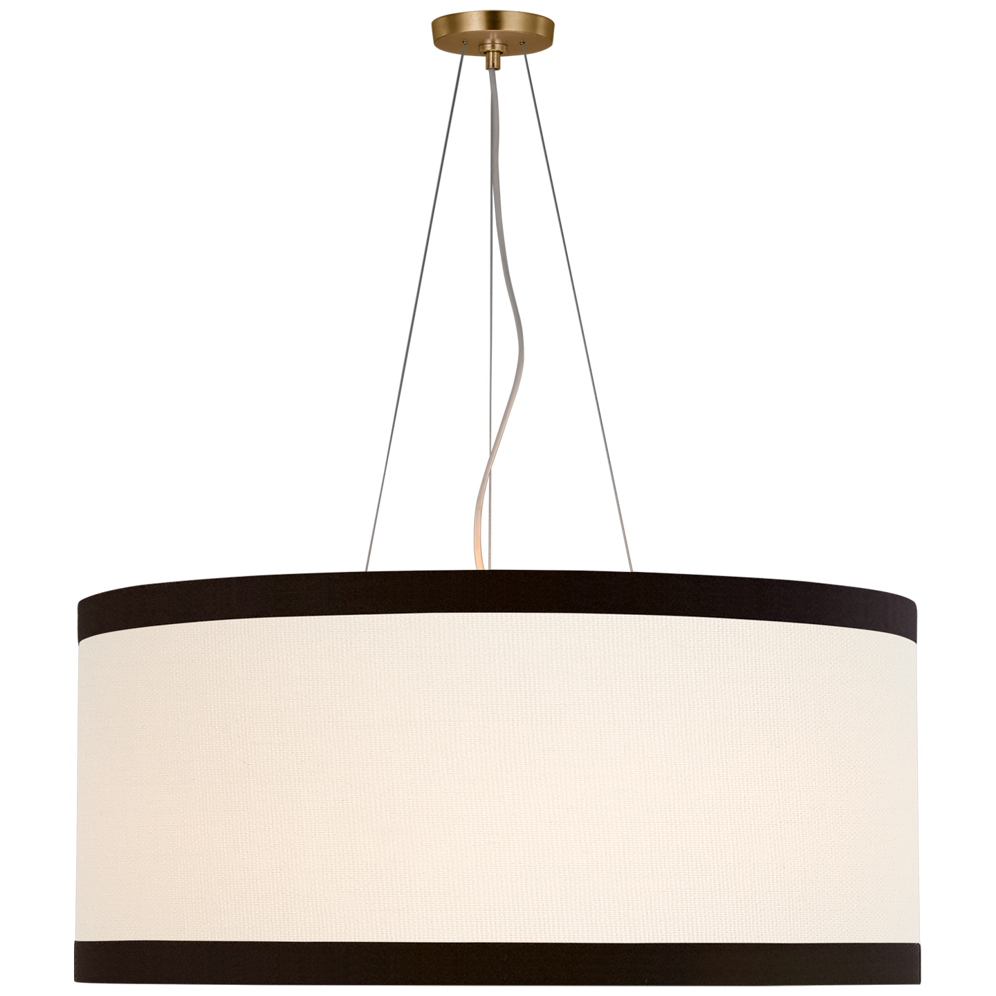 Walker mittelgroße goldene Pendelleuchte