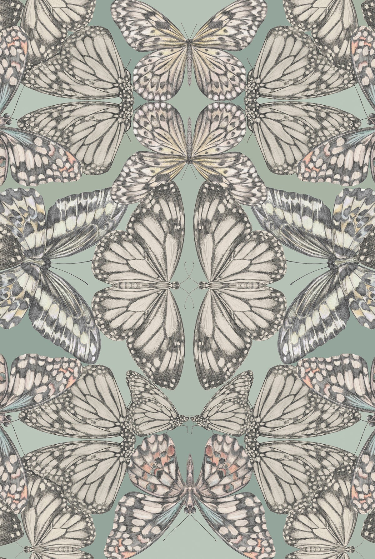 Papel Pintado PAPILIO Verde Nilo