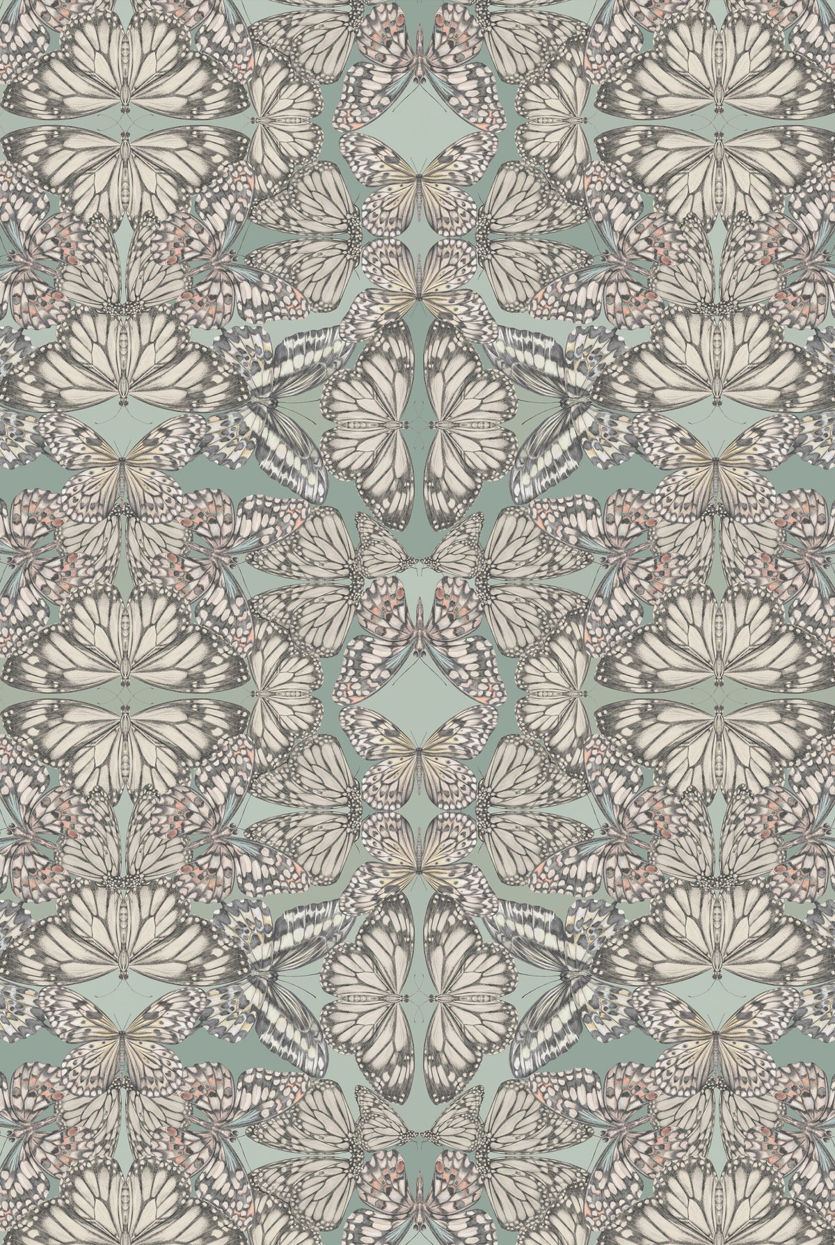 Papel Pintado PAPILIO Verde Nilo