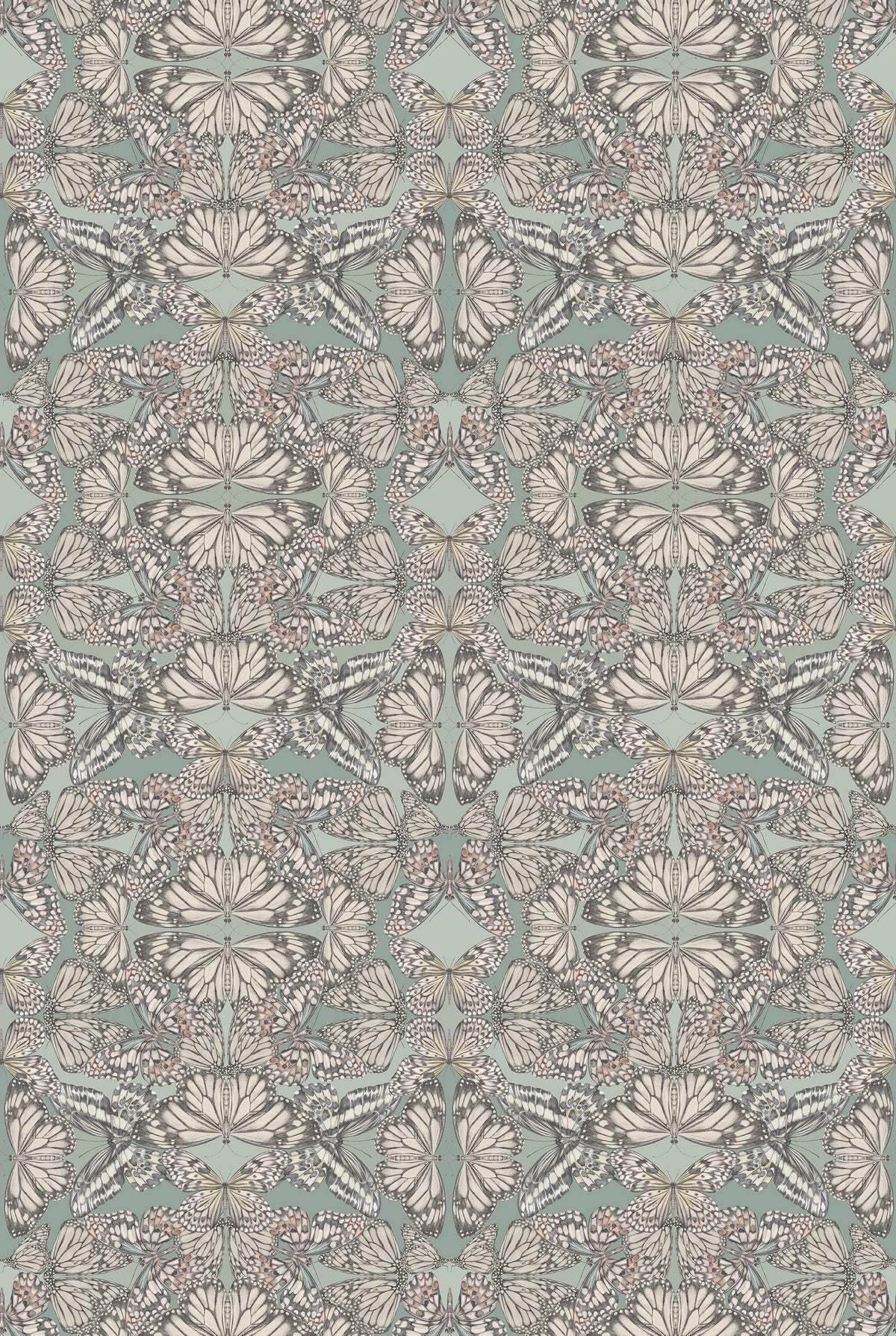 Papel Pintado PAPILIO Verde Nilo