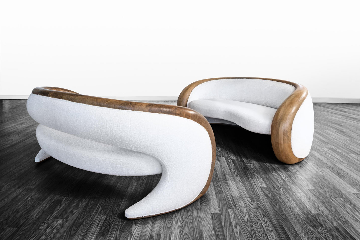 Canapé Sculpted Loveseat - Dos Ouvert