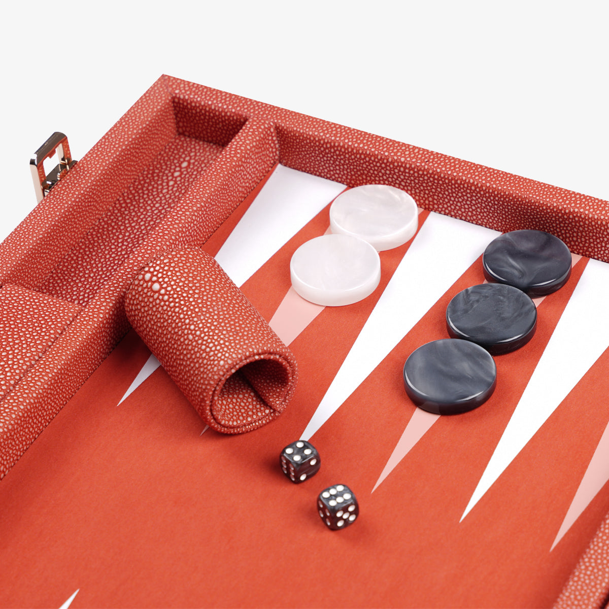 Luxury Backgammon Set Coral Stingray Large By VIDO