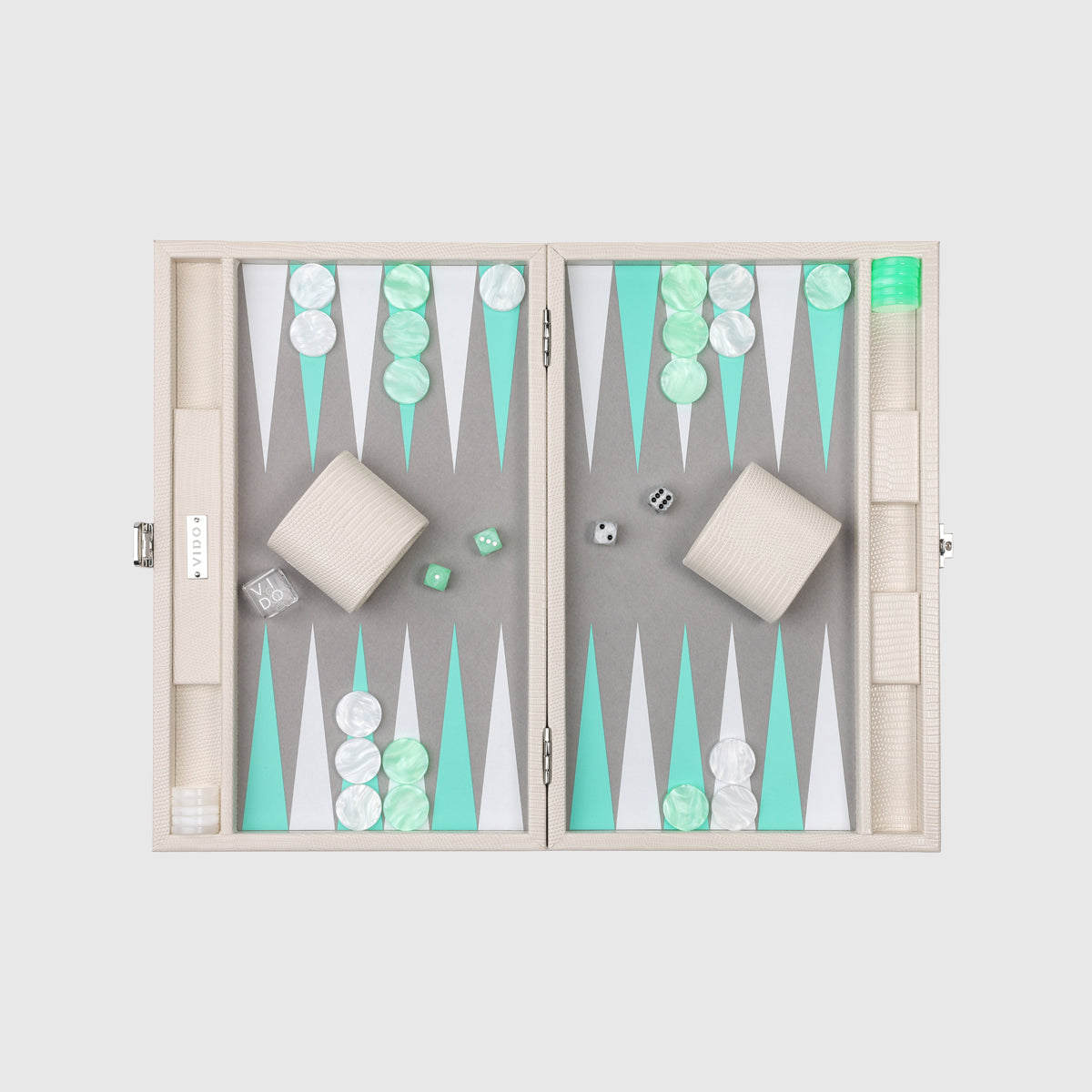 珍珠蜥蜴双陆棋盘 - 中号