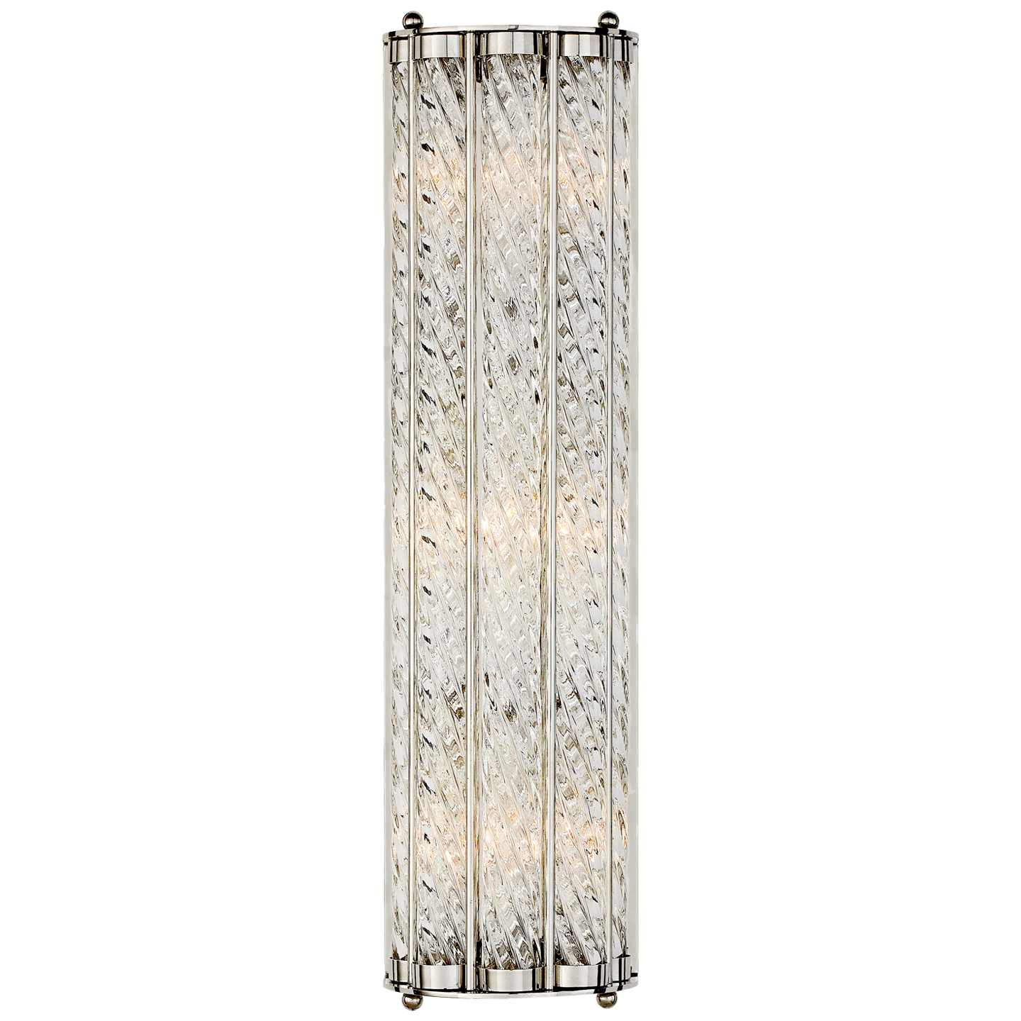 Eaton Linear Nickel Wall Lamp