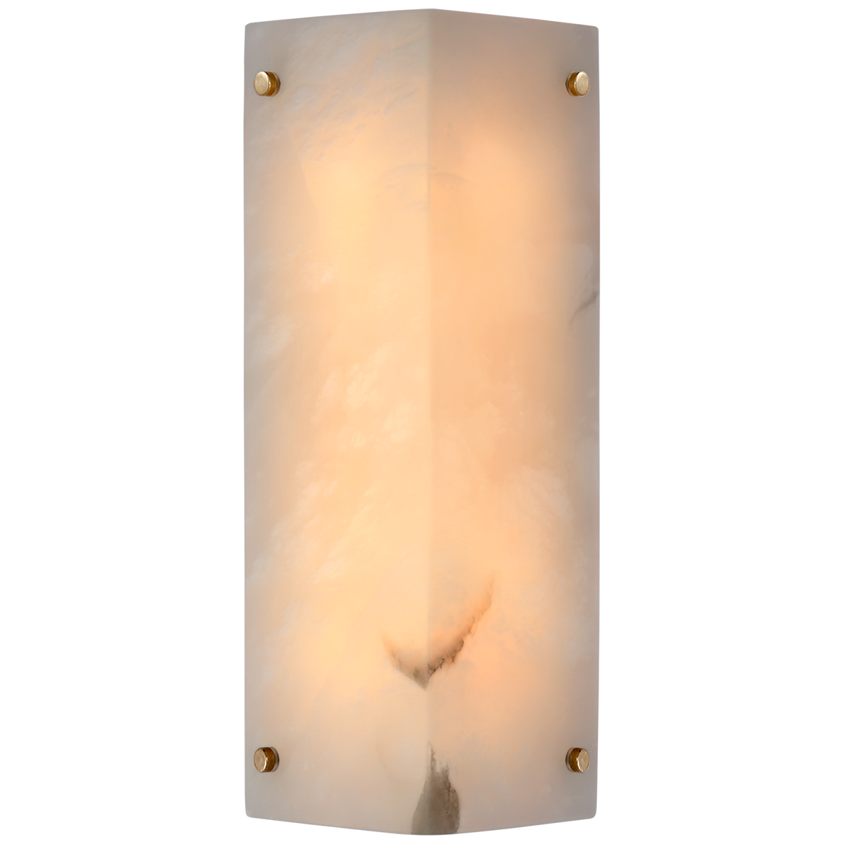 Clayton Alabaster Messing Wandlampe