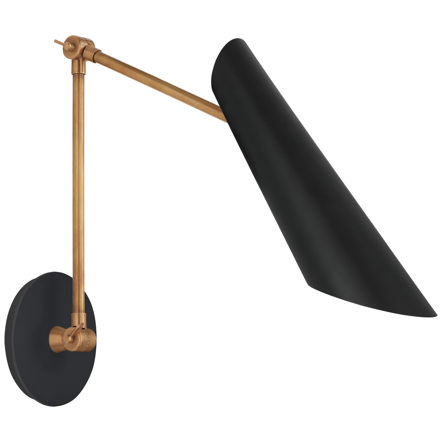 Franca Double Black Wall Lamp