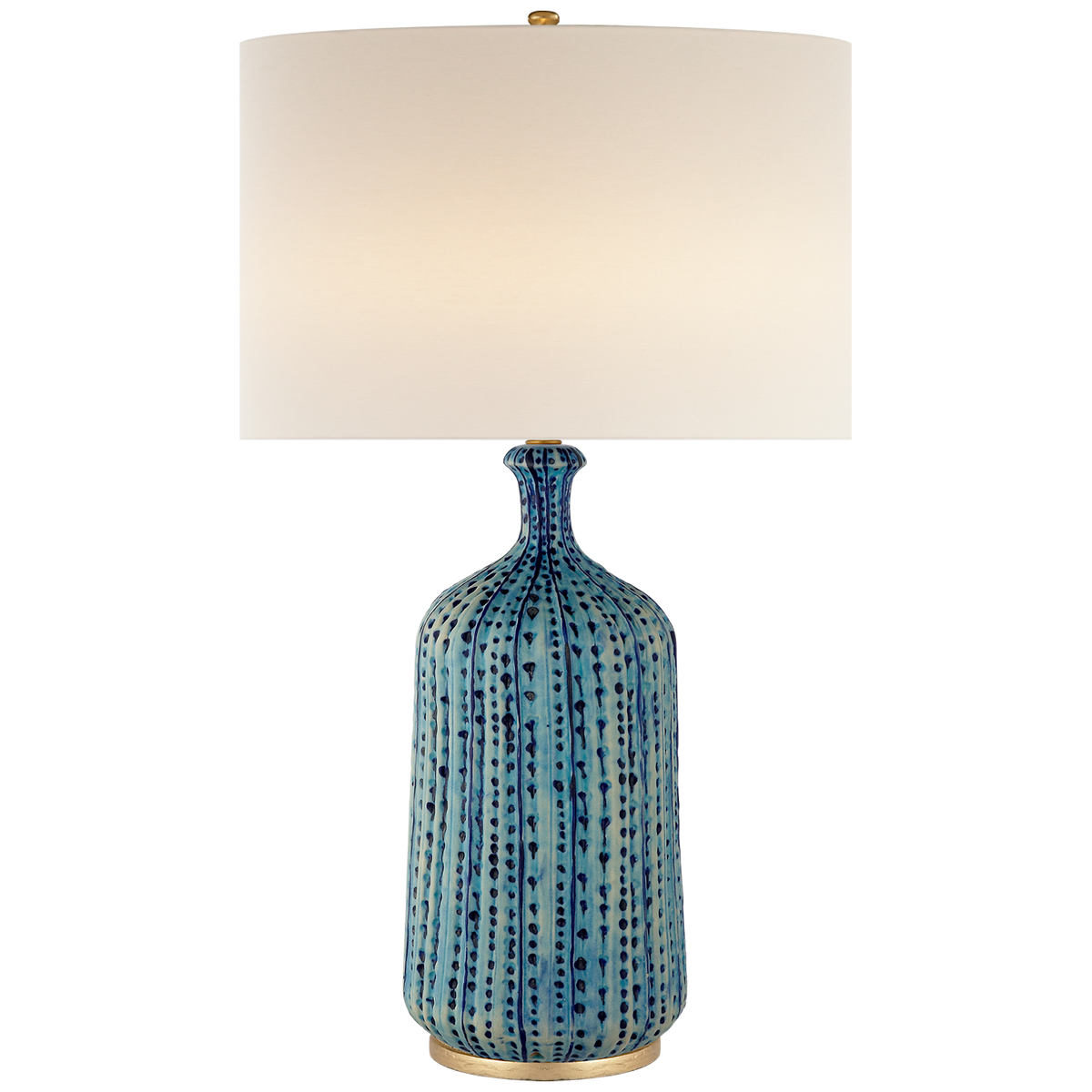 Lampe Culloden Aigue-Marine Galetée