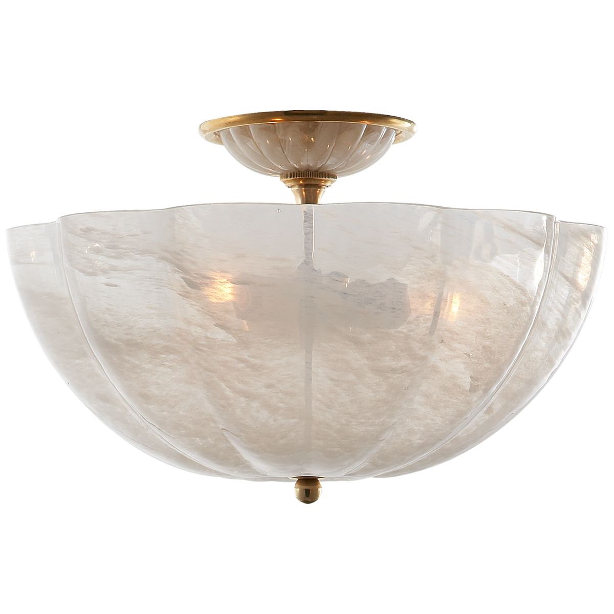 Rosehill Ceiling Light Brass