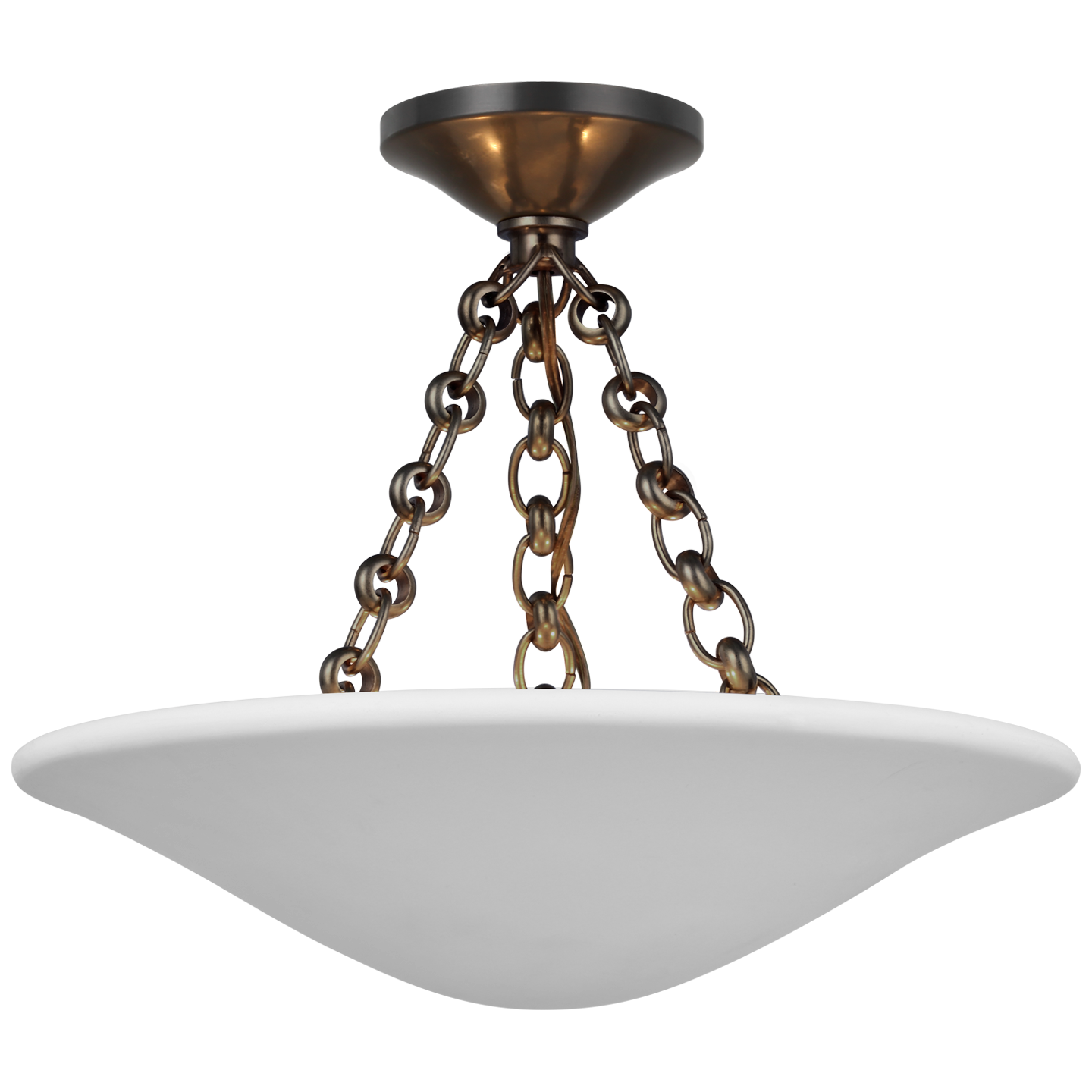 Plafonnier Mollino 16" Bronze