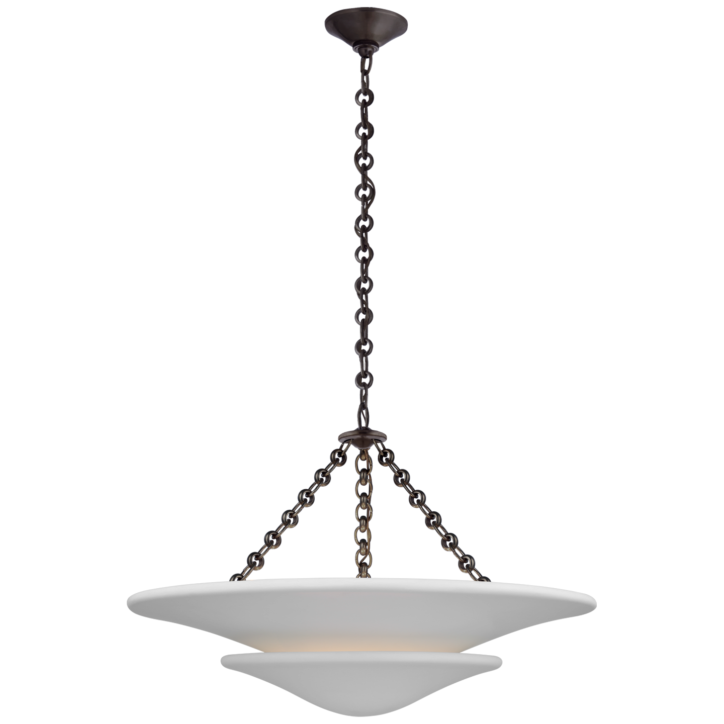 Mollino Mittelgroße Bronze-Pendelleuchte