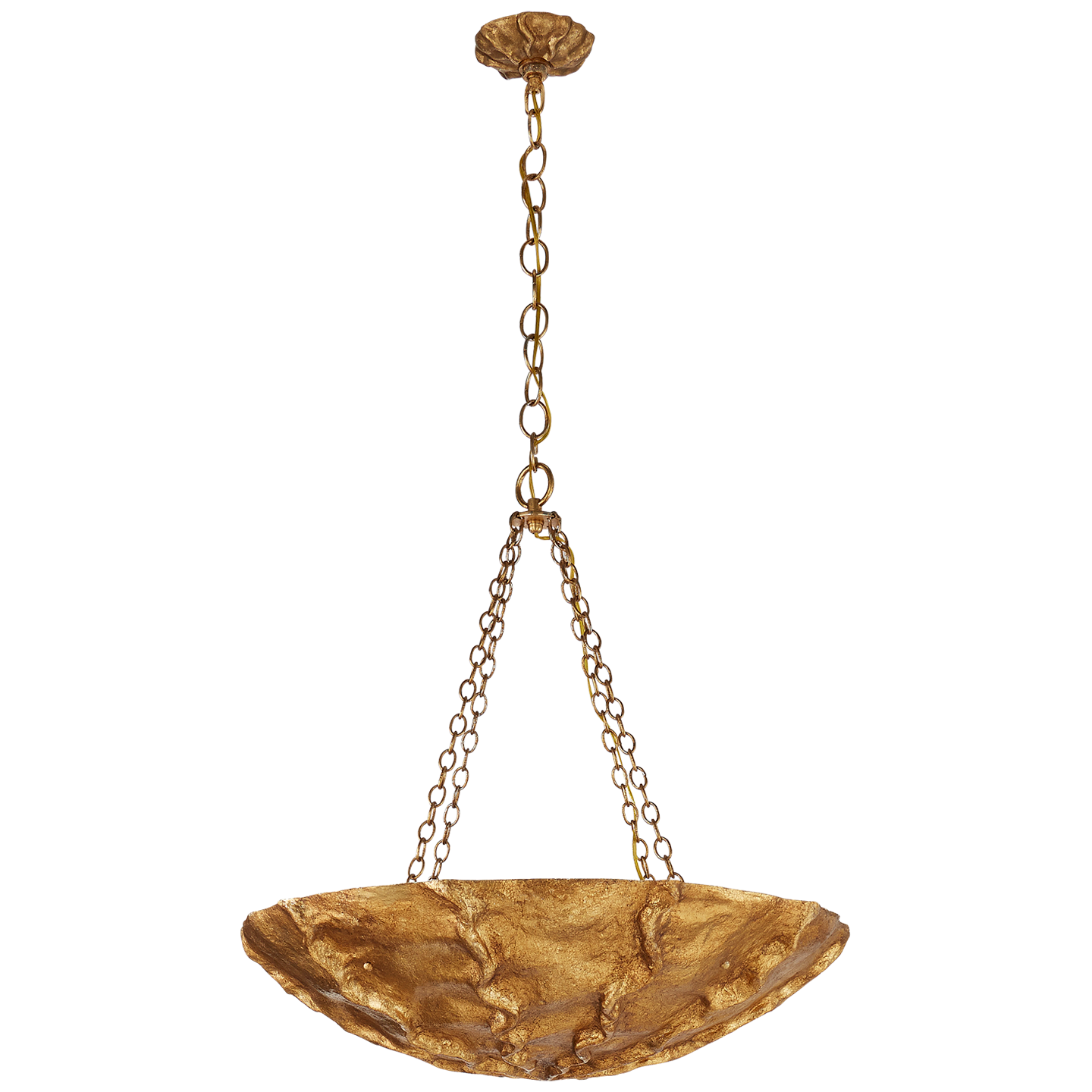 Suspension Benit Medium Plâtre Doré