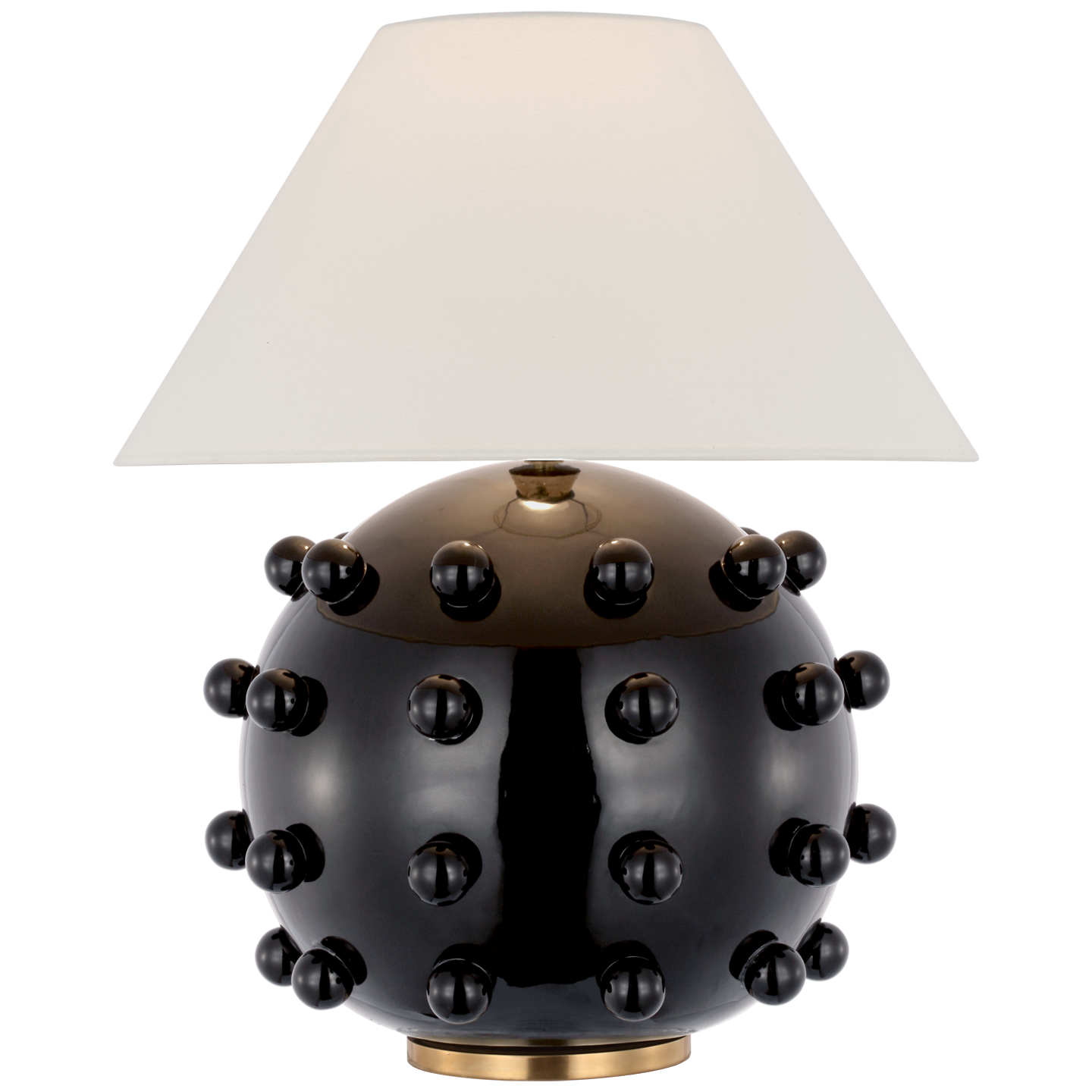Lampe Linden Medium Orb Noire