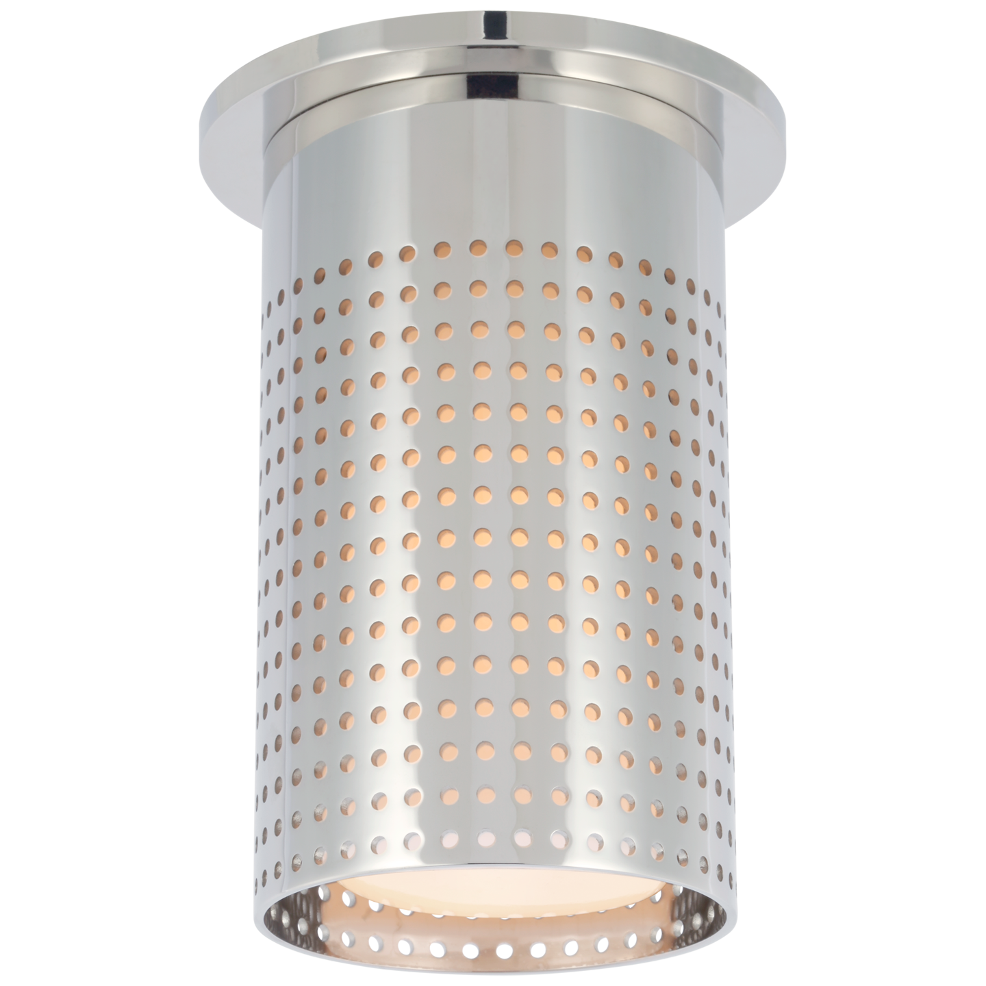 Plafonnier Precision Short Monopoint Nickel