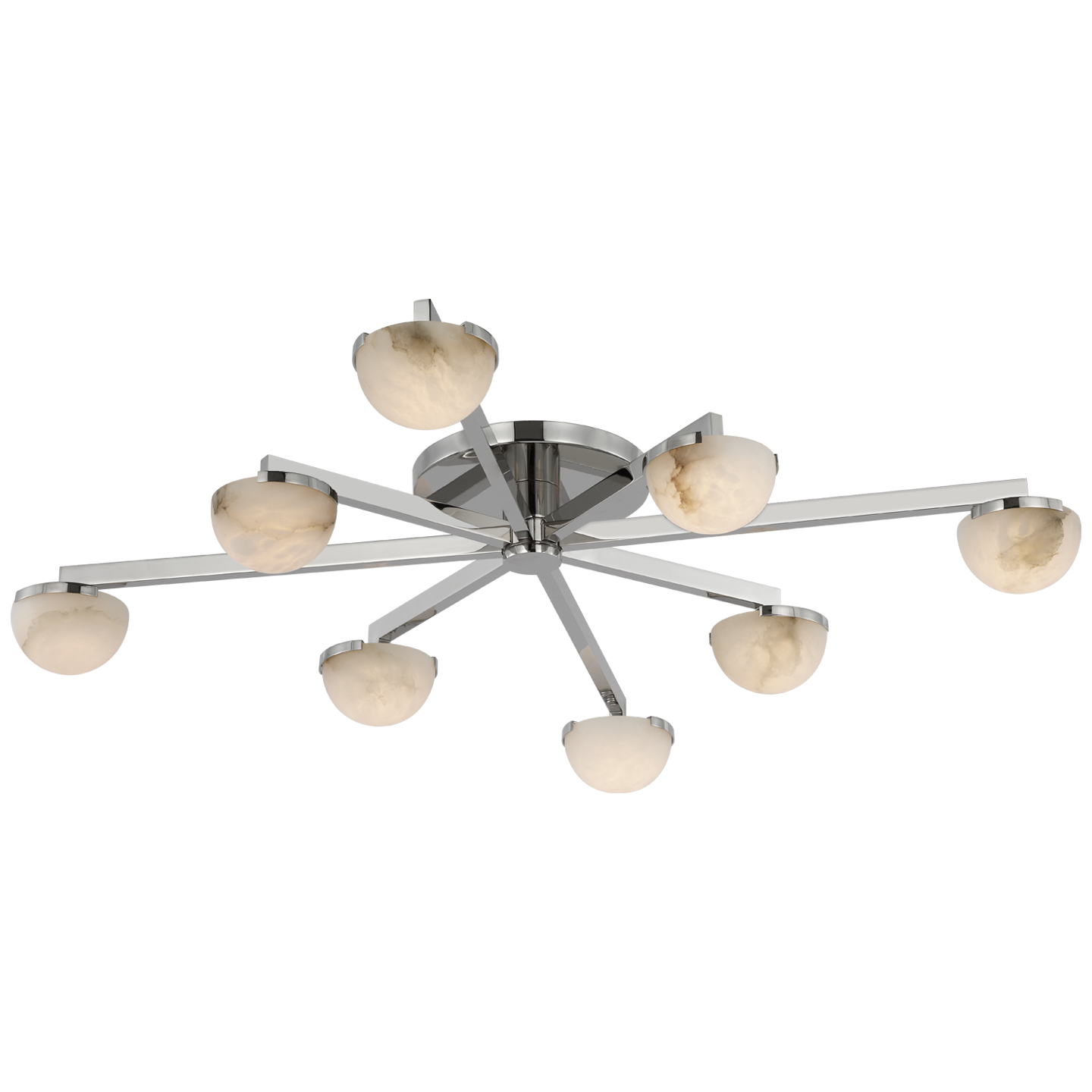 Pedra Large Nickel Ceiling Light