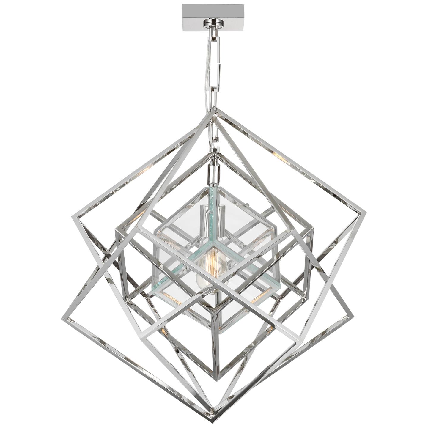 Lustre Cubist Small Nickel