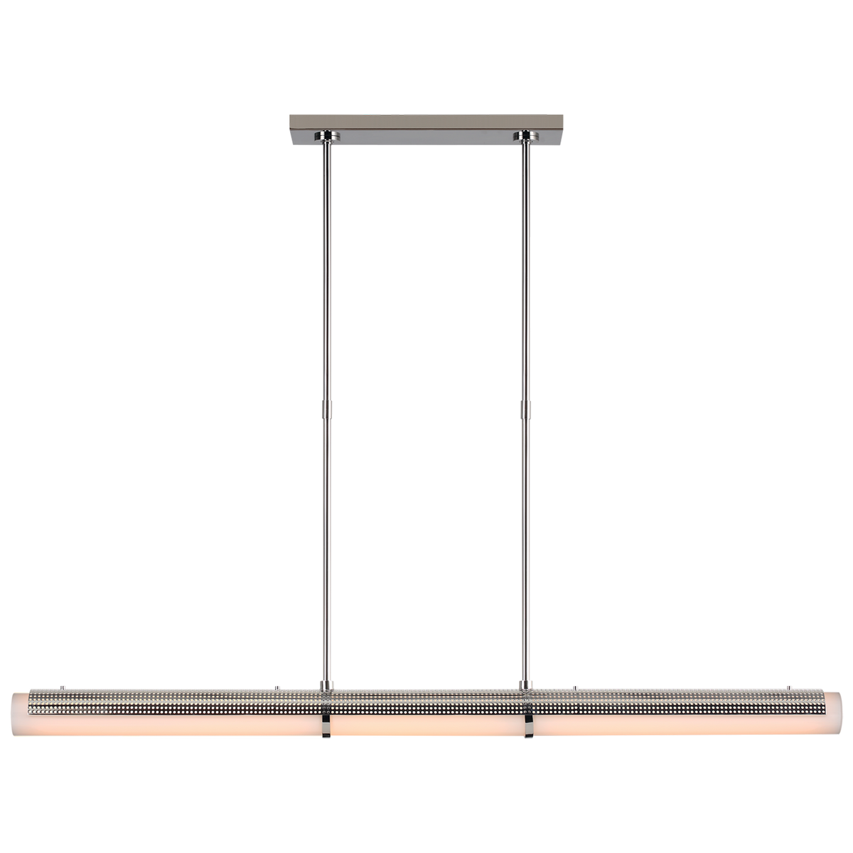 Präzisions-große lineare Pendelleuchte aus Nickel