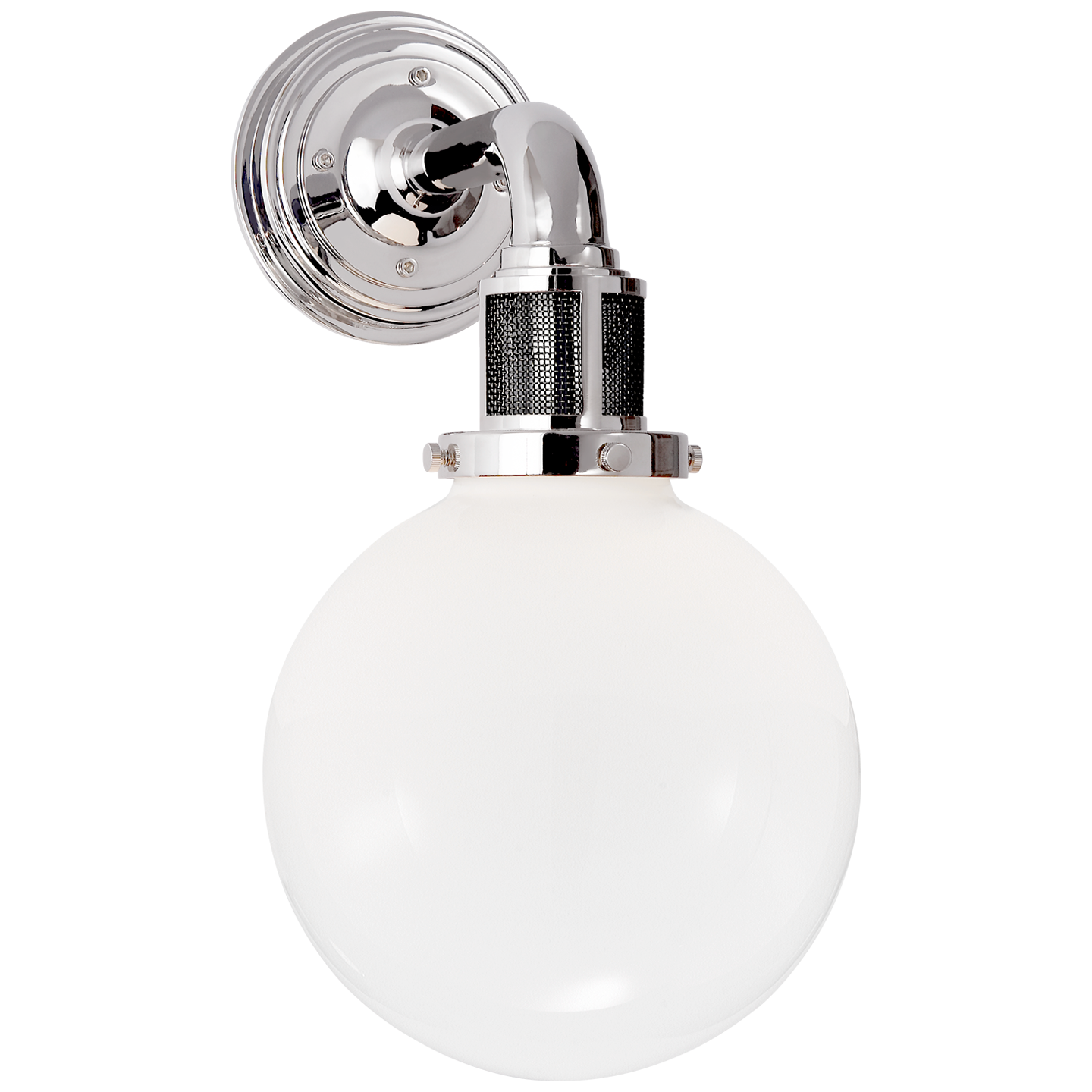 McCarren Single Nickel Wall Lamp