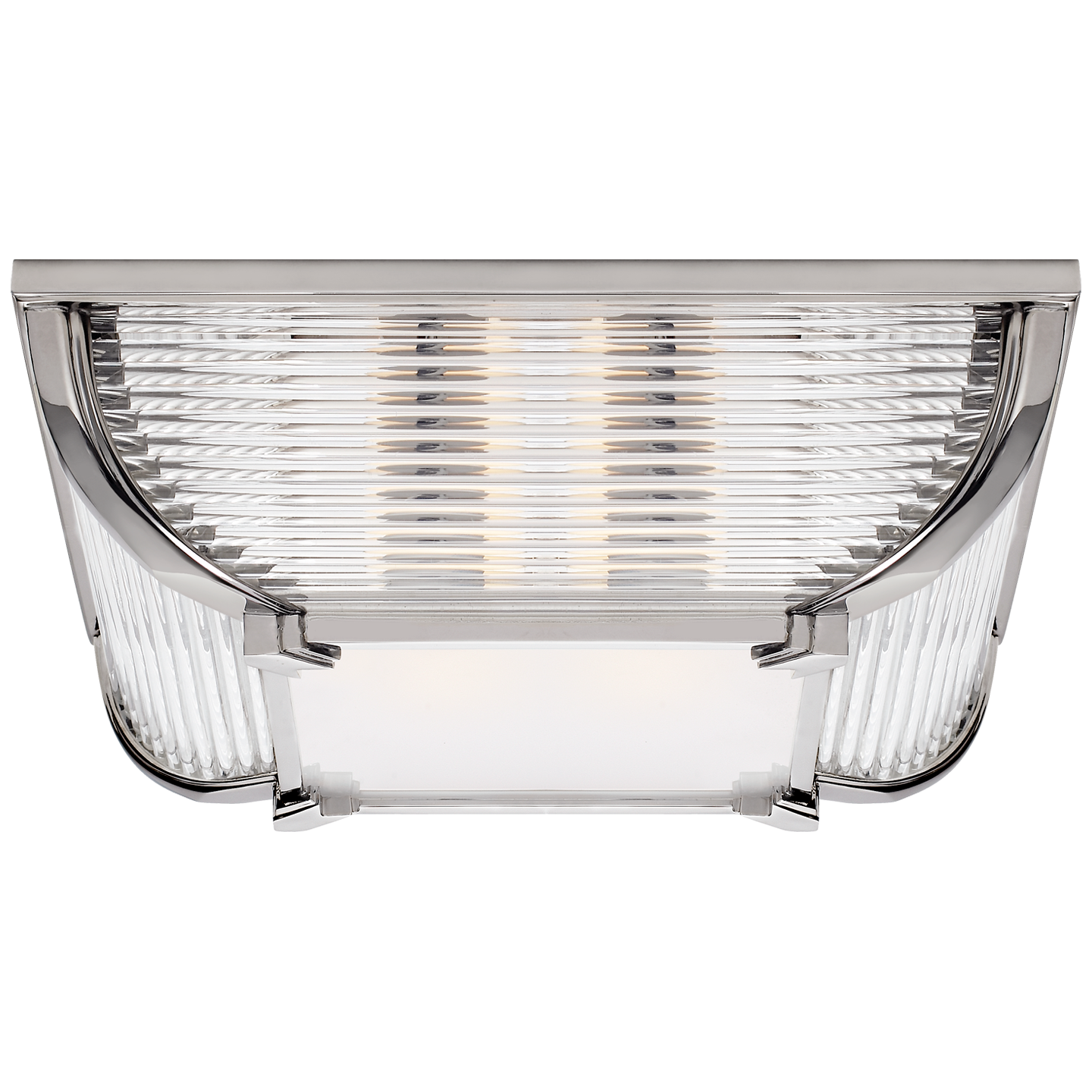 Perry Large Nickel Ceiling Light