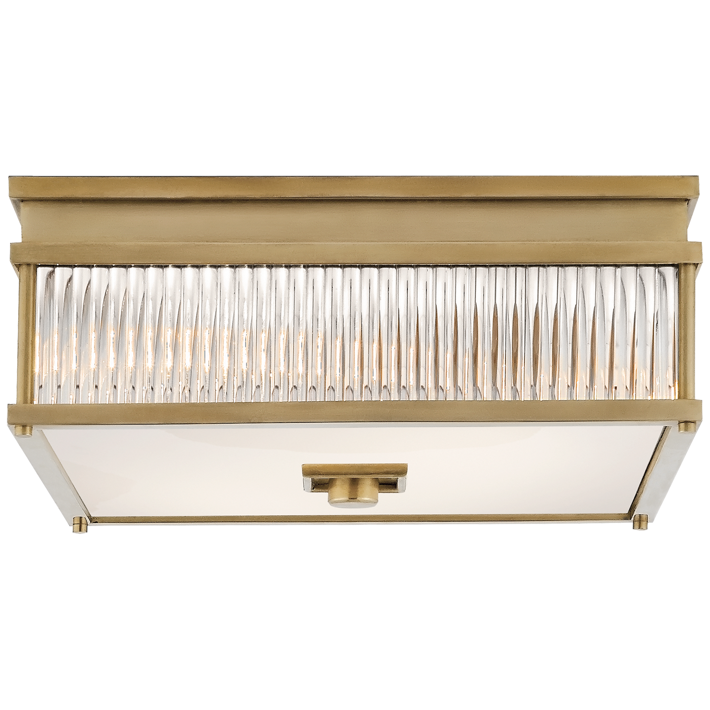 Plafonnier Allen Carré Laiton