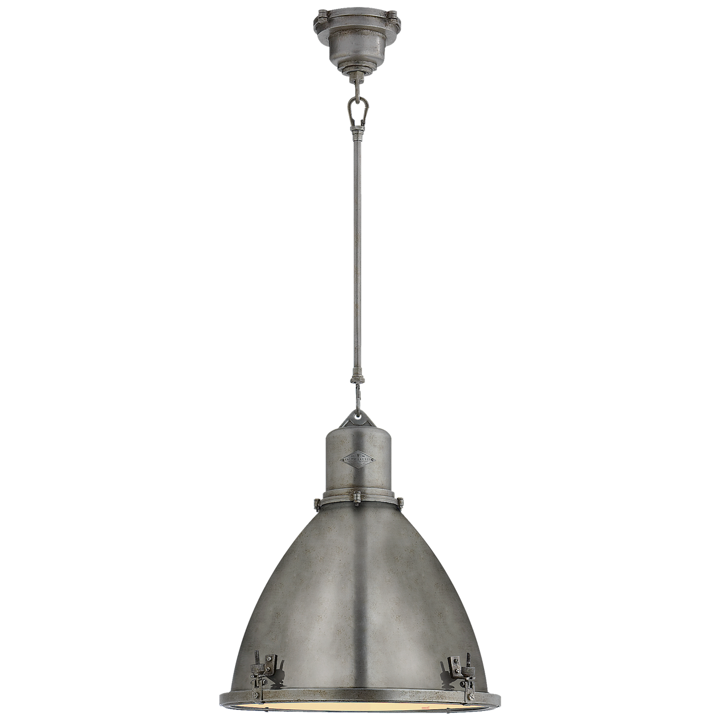 Fulton Medium Industrial Steel Pendant Light