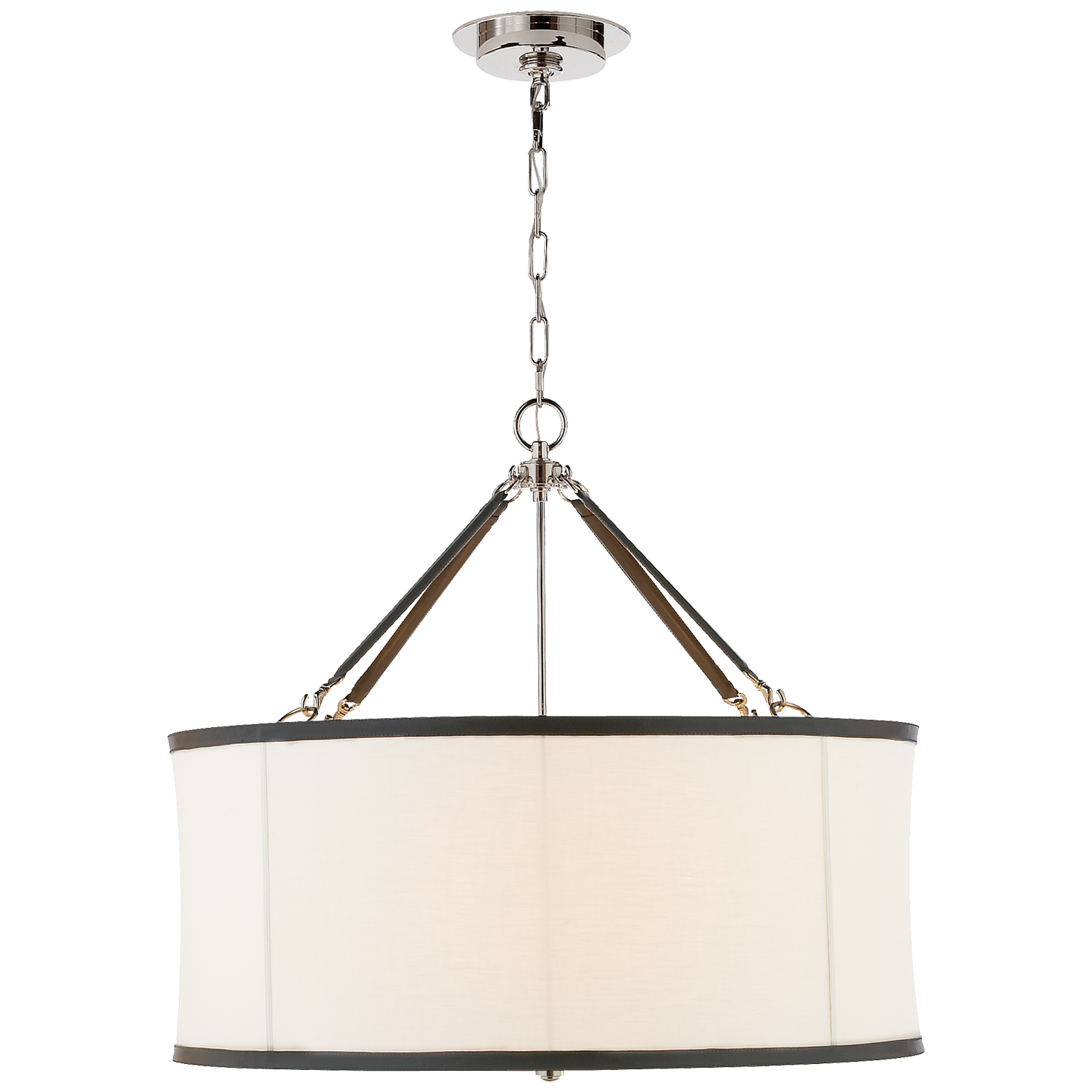 Broomfield Large Nickel Pendant Light