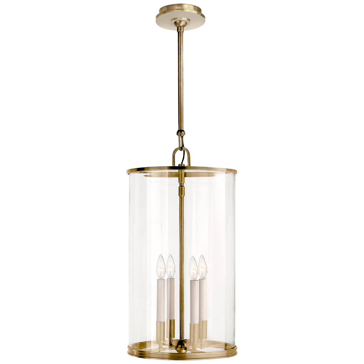 Modern Large Brass Pendant Lamp