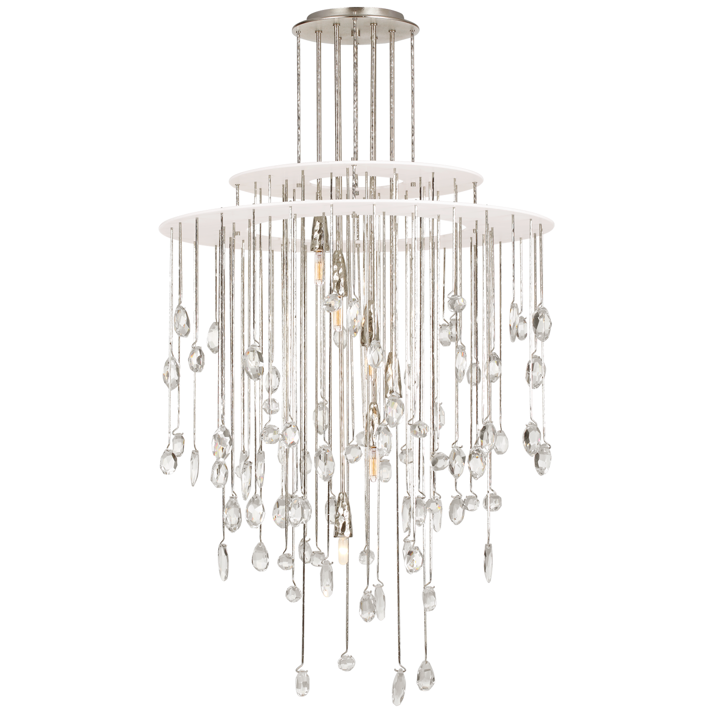 Hailee Medium Nickel Chandelier