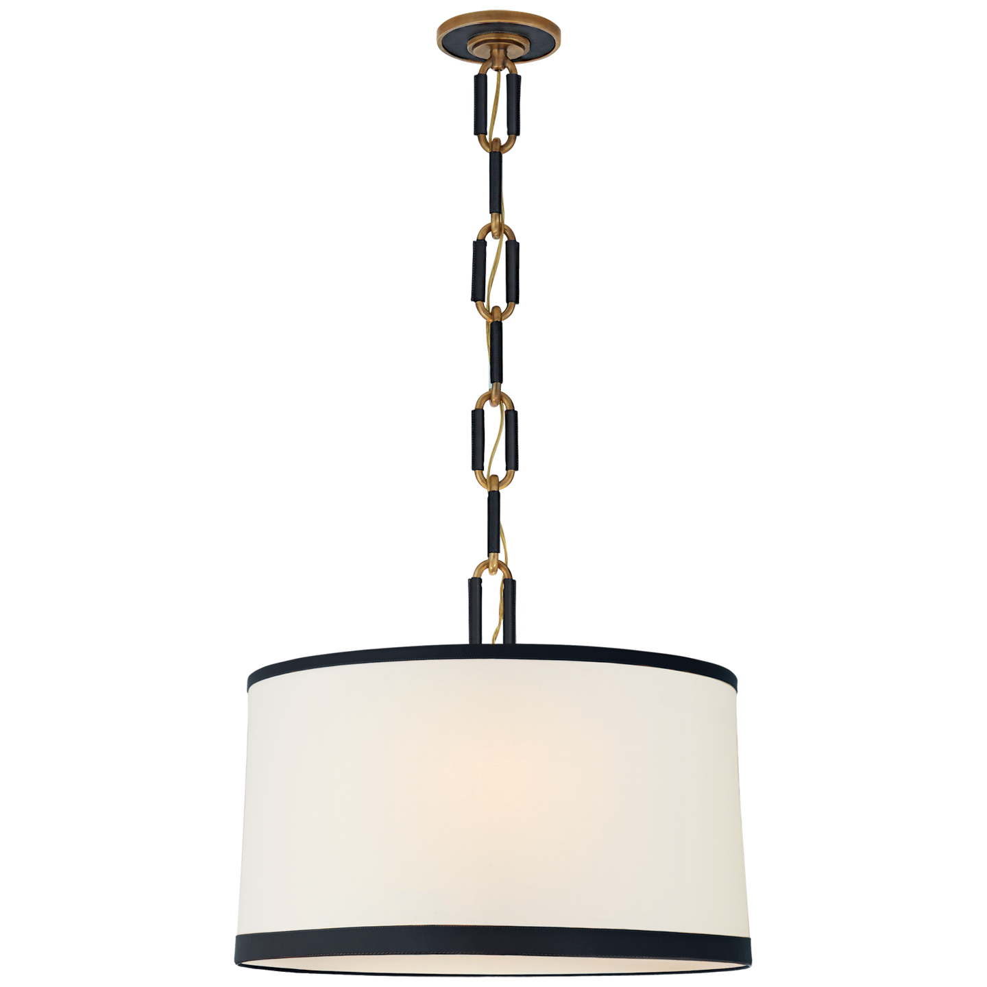 Cody Medium Brass Navy Pendant