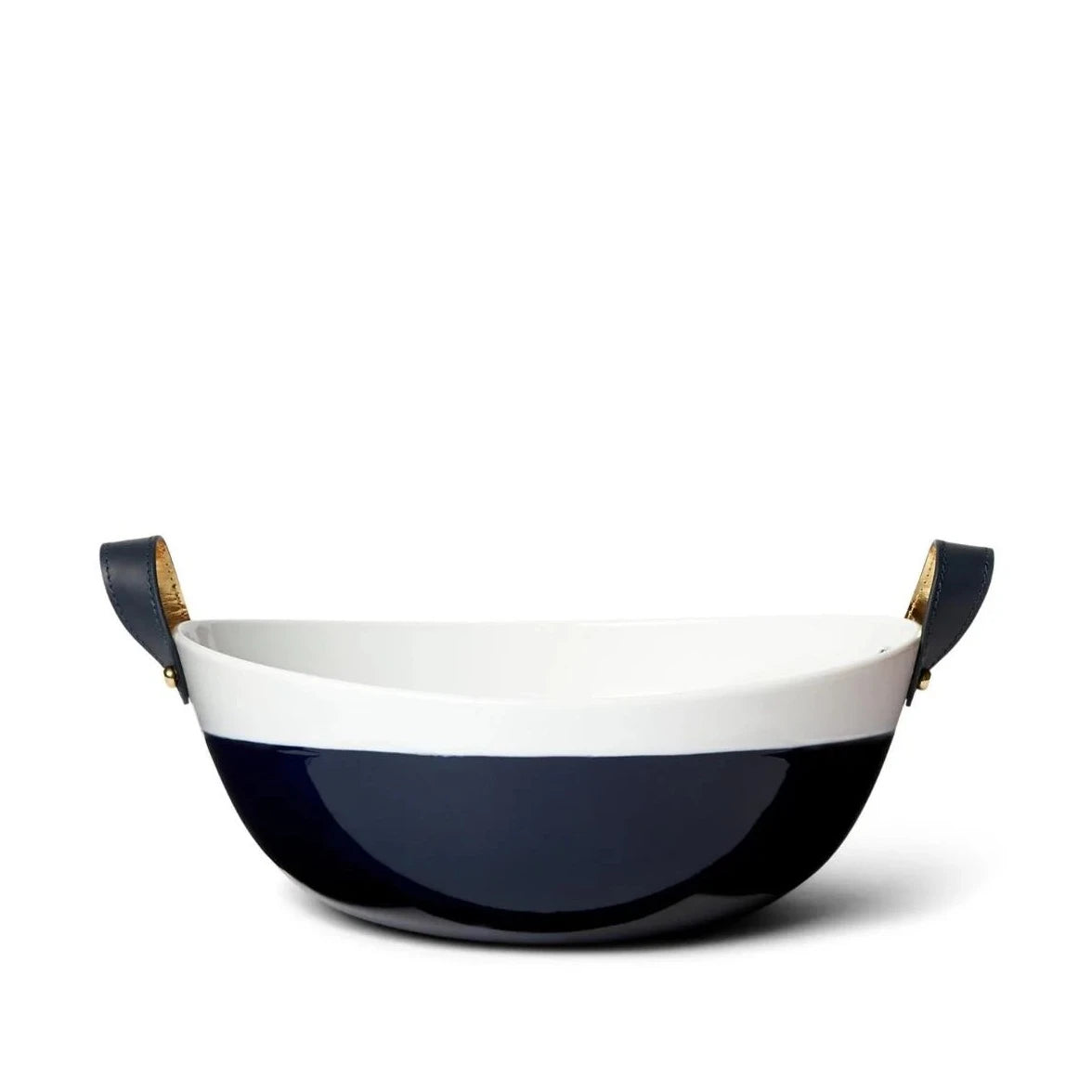Ensaladera Wyatt de porcelana azul marino