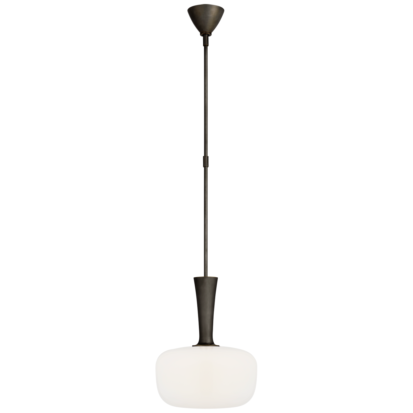 Sesia Small Oval Bronze Pendant Light