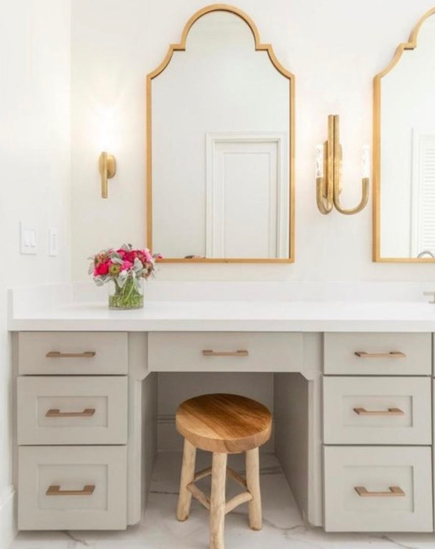 Rousseau Small engraved crystal wall light - Brass