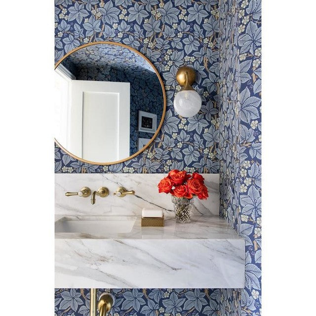 Cristol Single Messing Wandleuchte