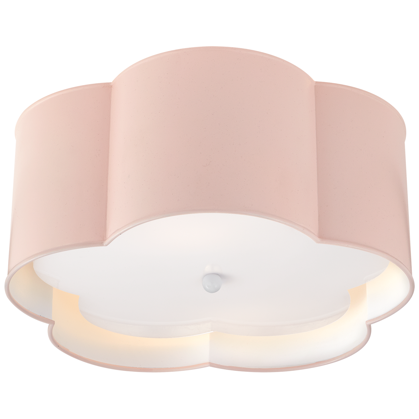 Plafonnier Bryce Medium Rose / Acrylique