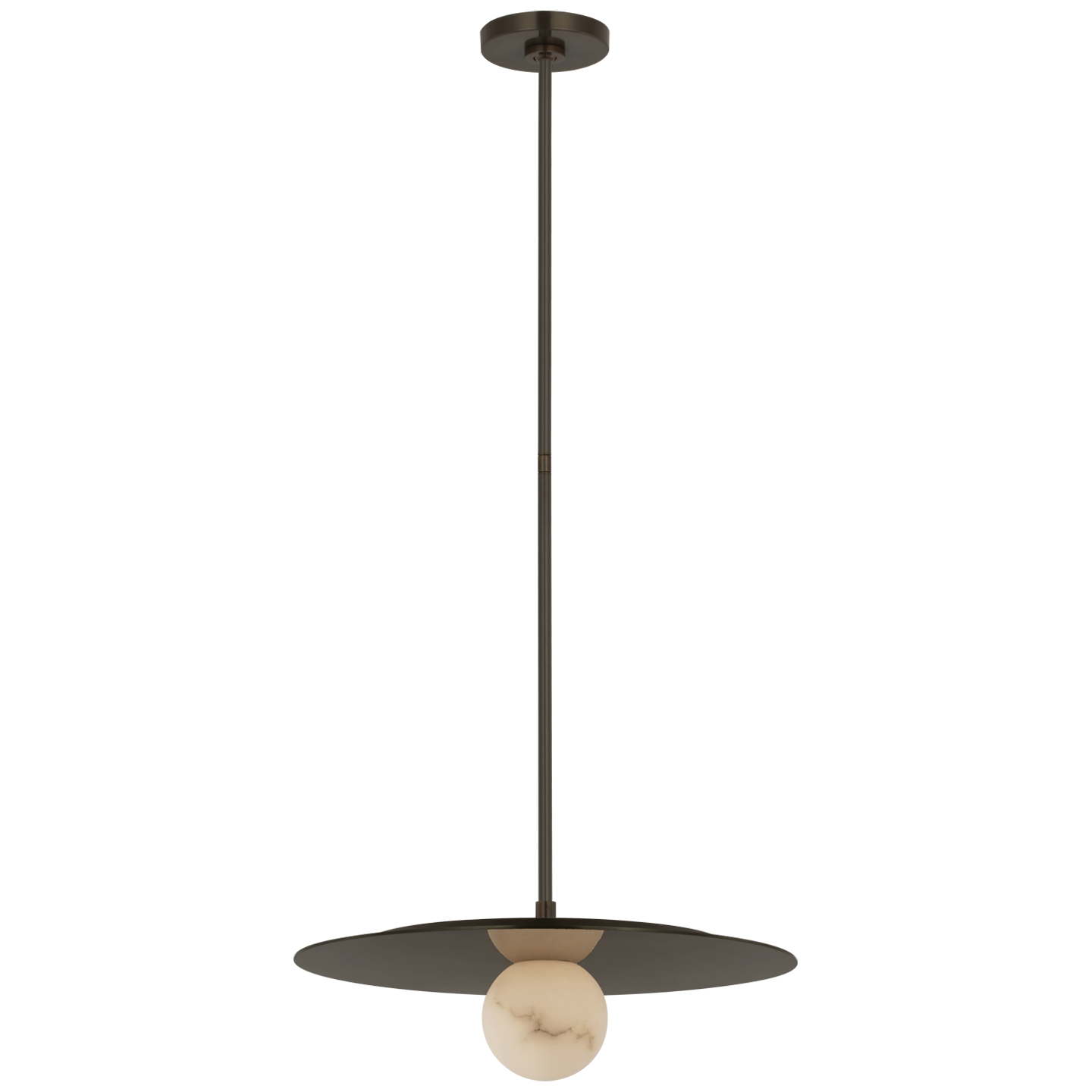 Suspension Pertica 18'' Bronze Albâtre