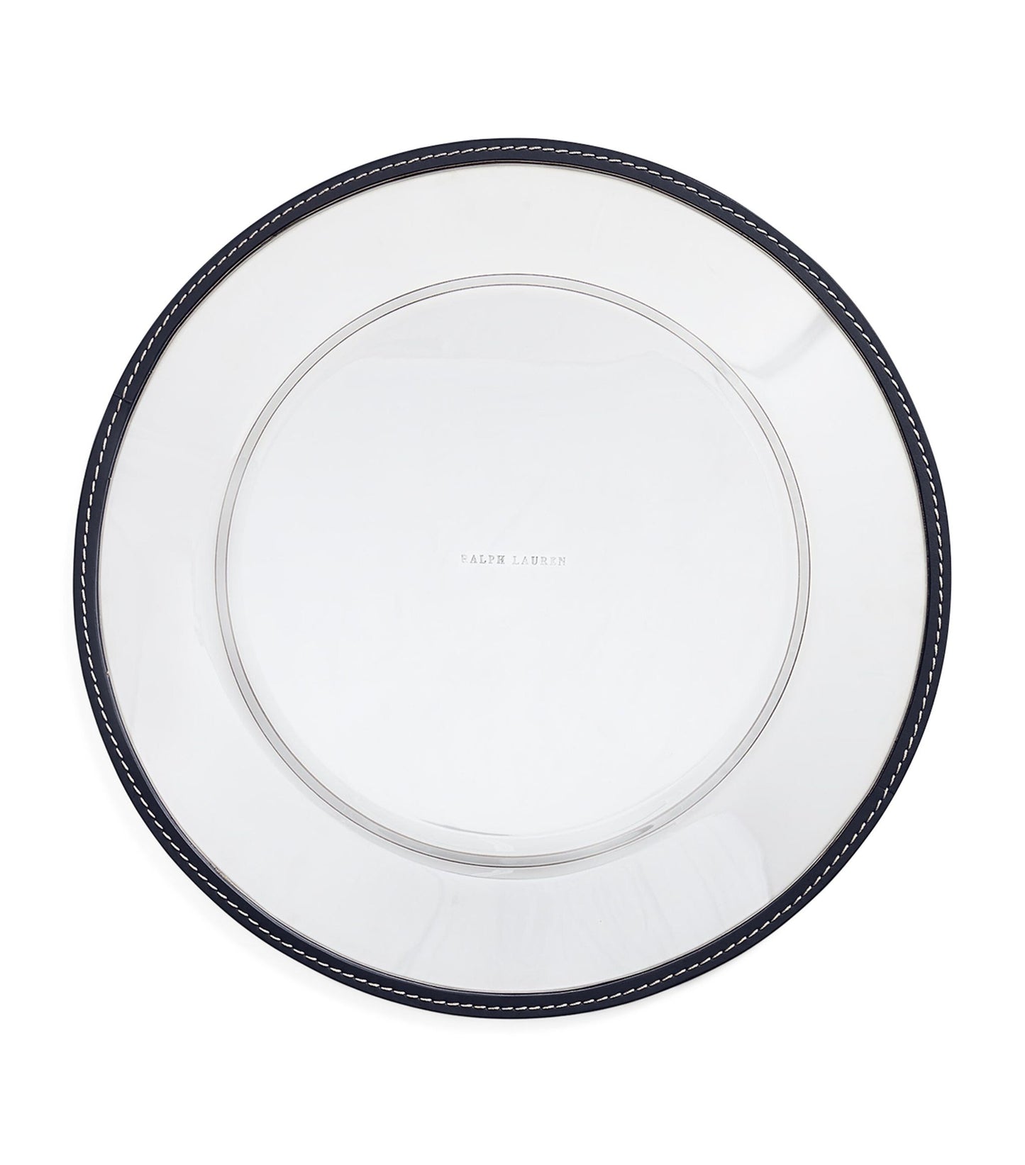 Wyatt Leather Navy Presentation Plate