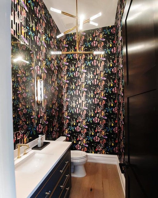 Lustre Rousseau Large Laiton et Cristal Gravé